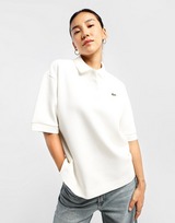 Lacoste Double Sided Pique Oversized Polo Shirt Women's