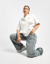 Lacoste Double Sided Pique Oversized Polo Shirt Women's