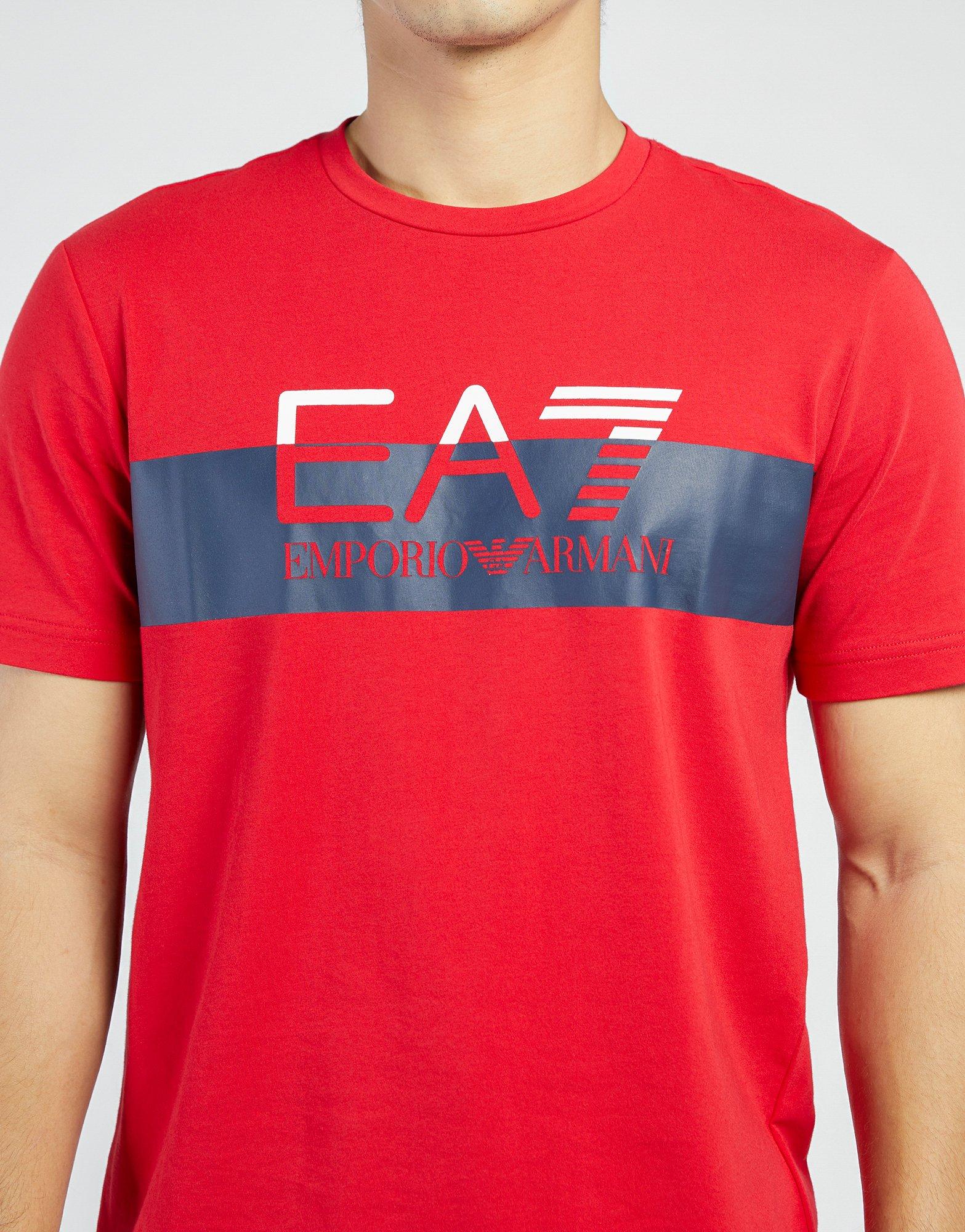 emporio armani red t shirt