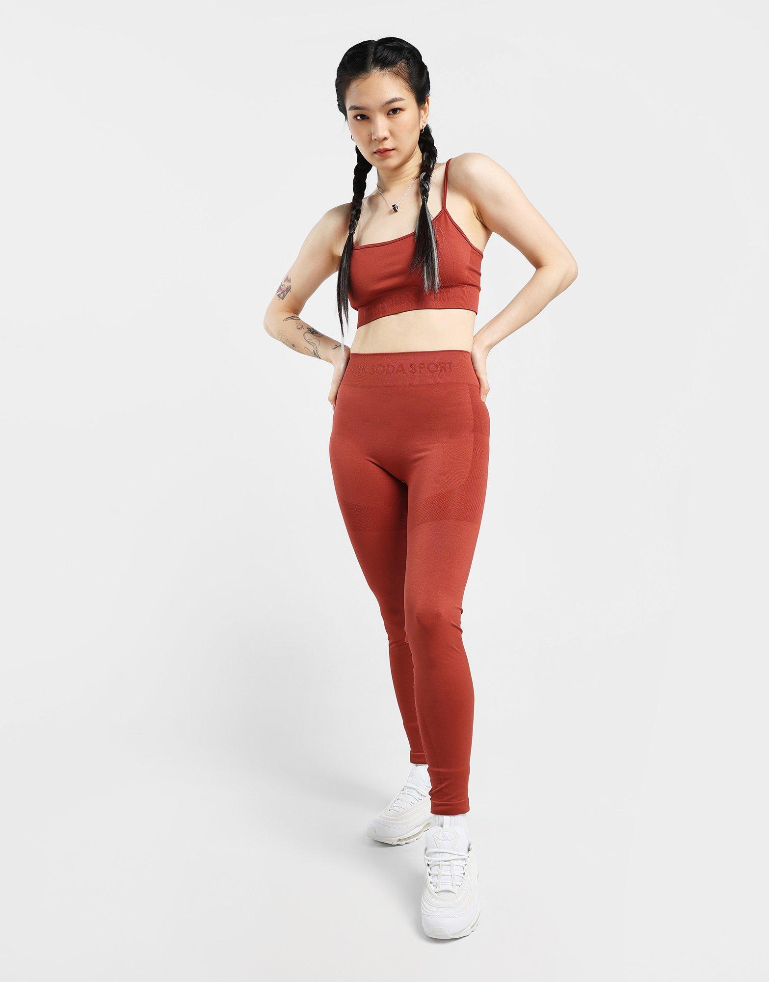 SEAMLESS JUMPSUIT RED – Evy Fit Activewear