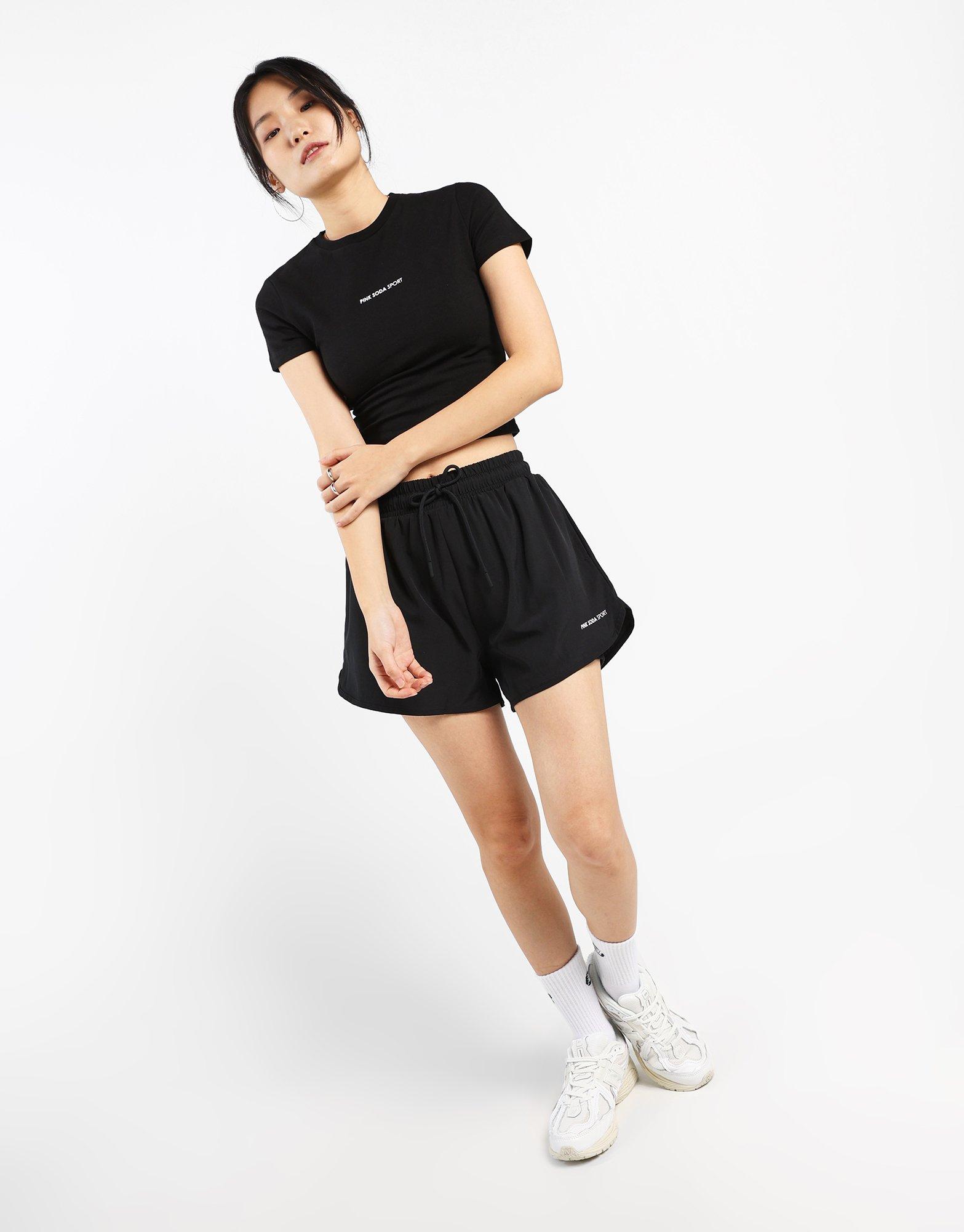 Black Pink Soda Sport Essentials 2-in-1 Shorts Women's - JD Sports