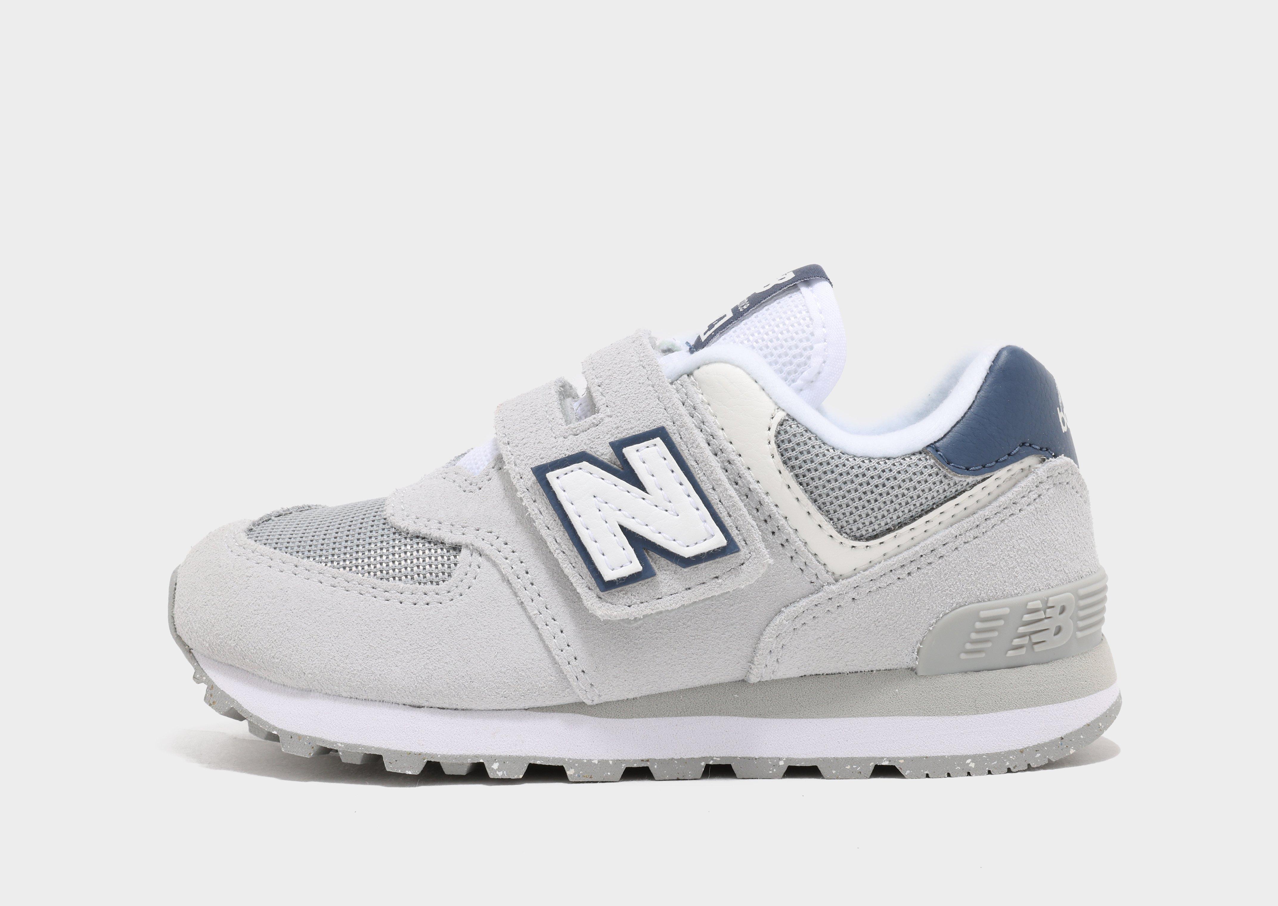 Grey New Balance 574 Hook Loop Children JD Sports Singapore