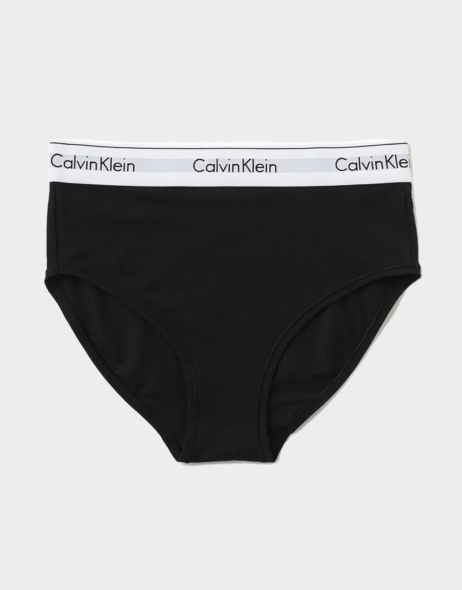 Black Calvin Klein Modern Cotton High Waist Bikini Panties JD Sports Singapore
