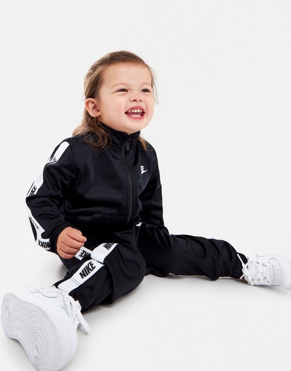 Black Nike Tape Tracksuit Infant's - Sports