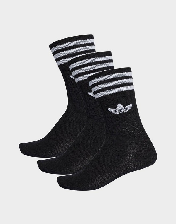 adidas Originals 3-Pack Solid Crew Socks