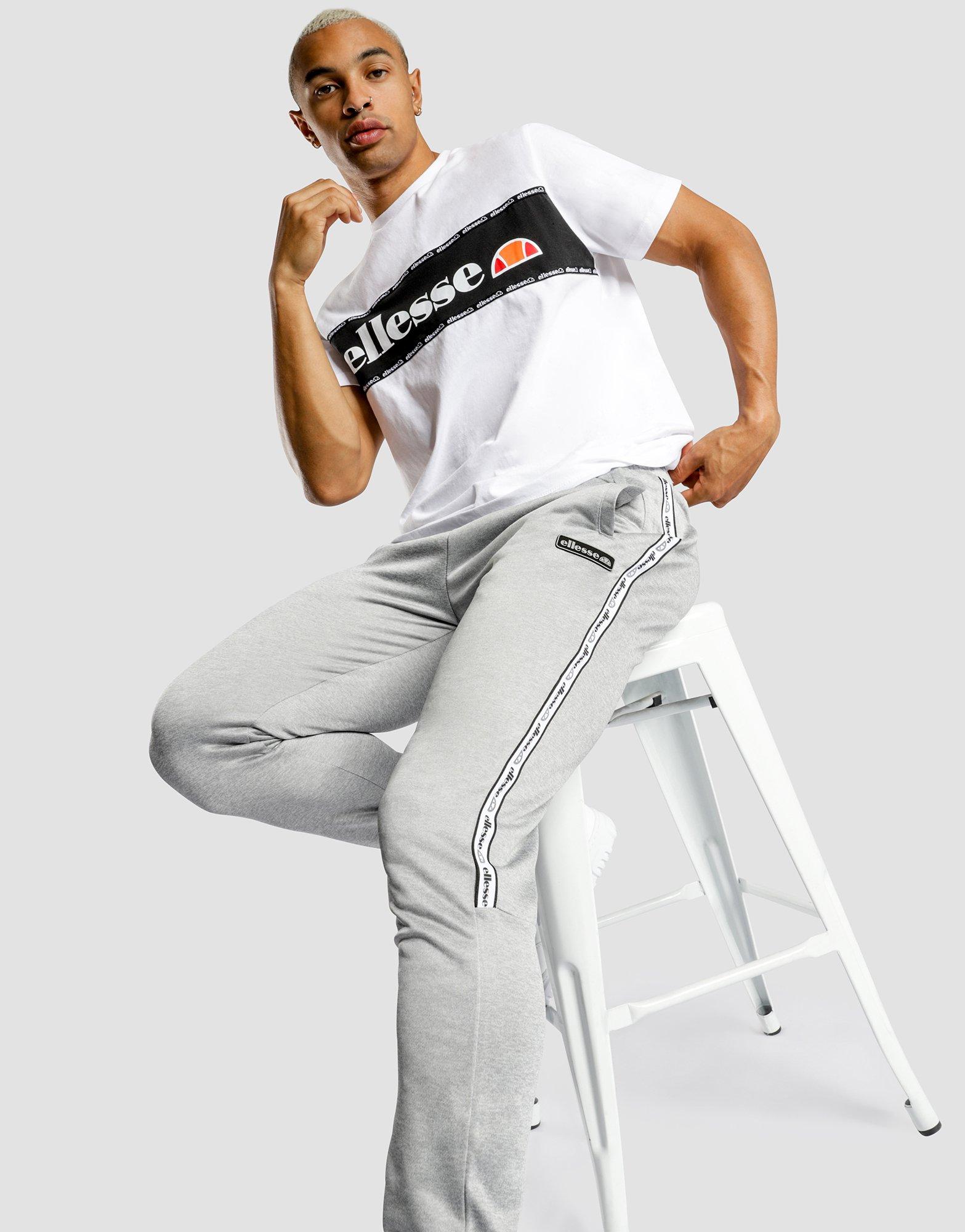 ellesse tape fleece pants