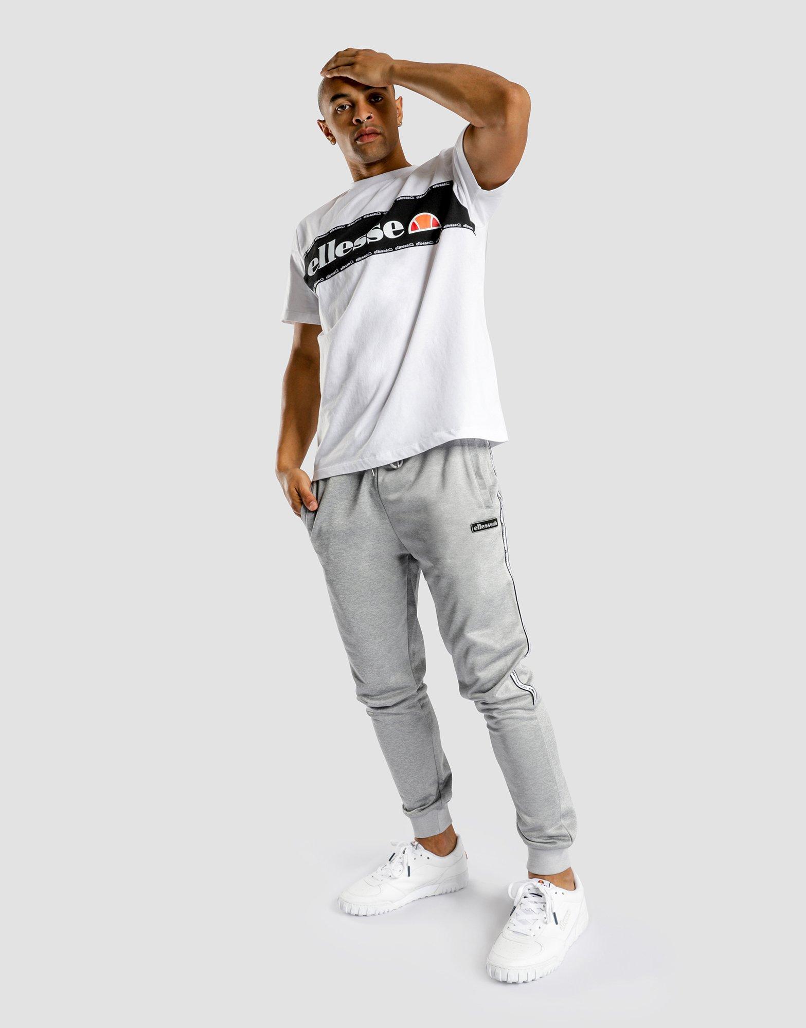 ellesse tape fleece pants