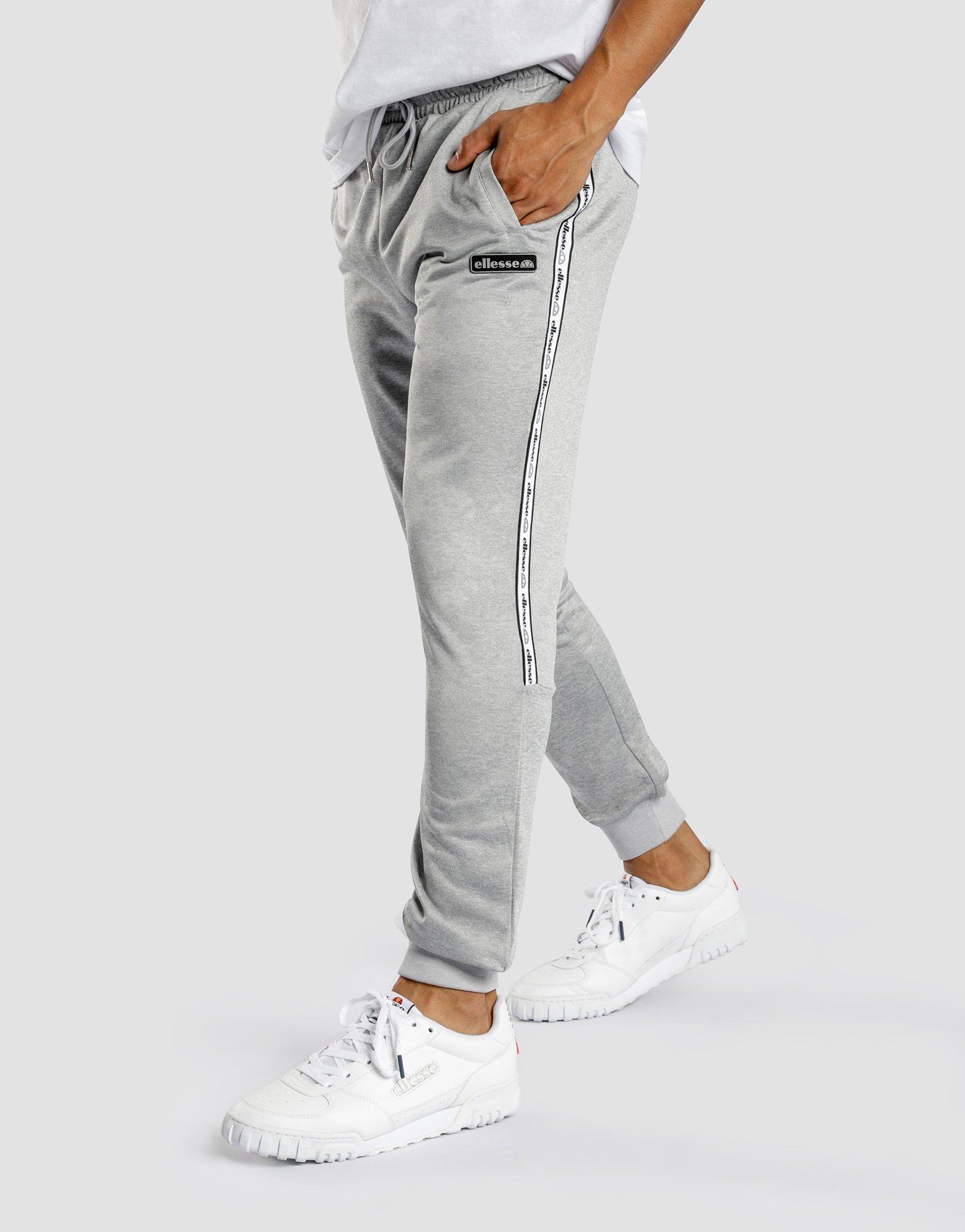 ellesse tape fleece track pants