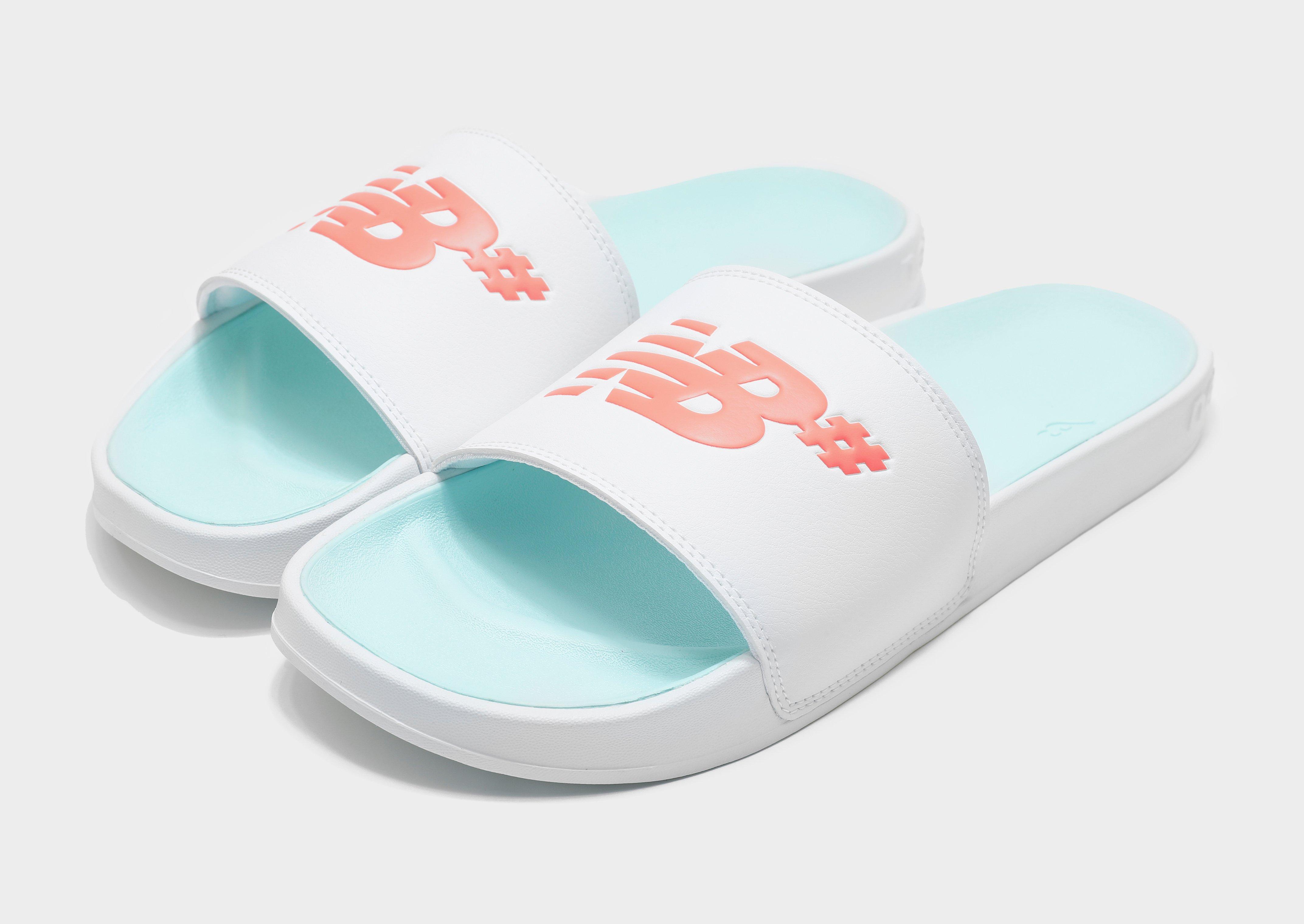 White New Balance Lifestyle 200 Slides 