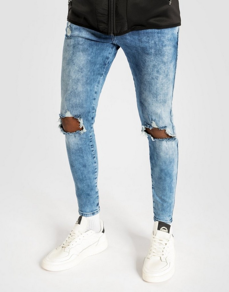 SikSilk Skinny Ripped Jeans