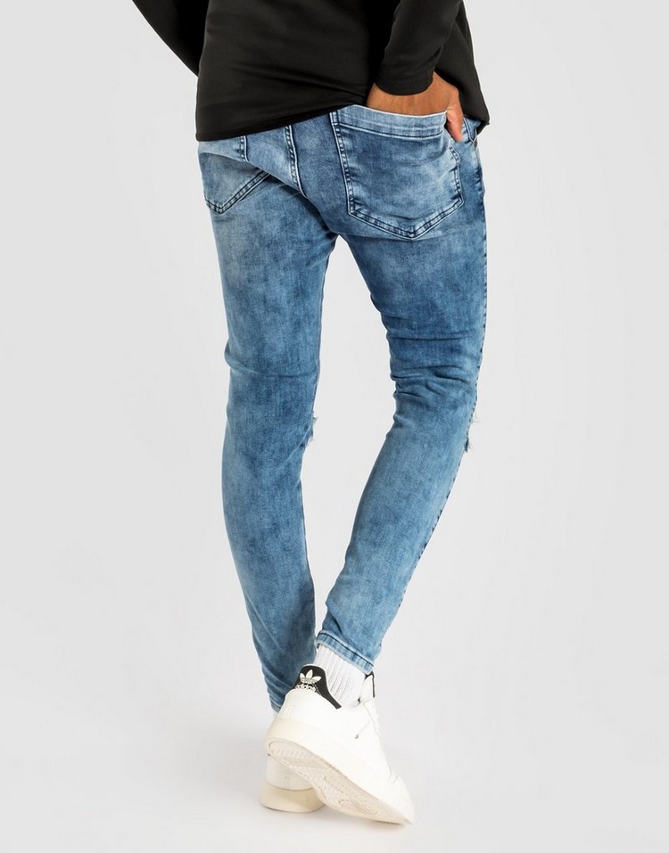 SikSilk Skinny Ripped Jeans
