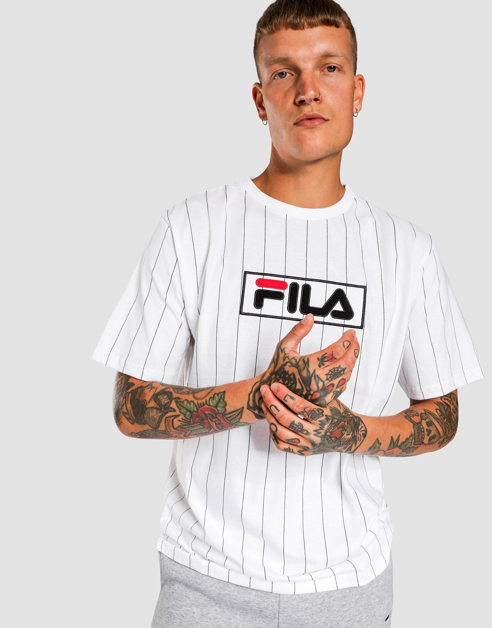 fila pinstripe shirt