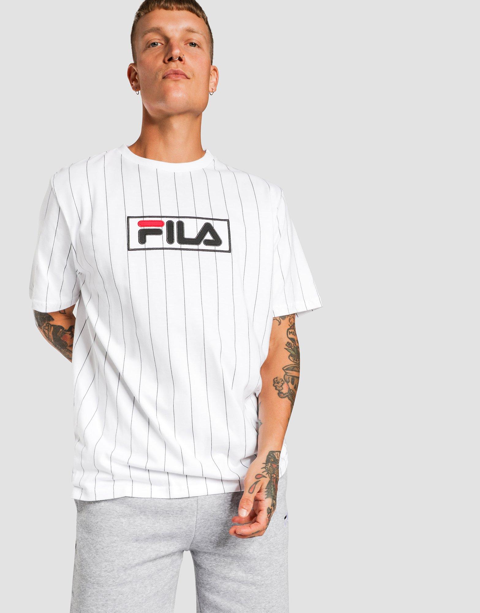 fila pinstripe t shirt