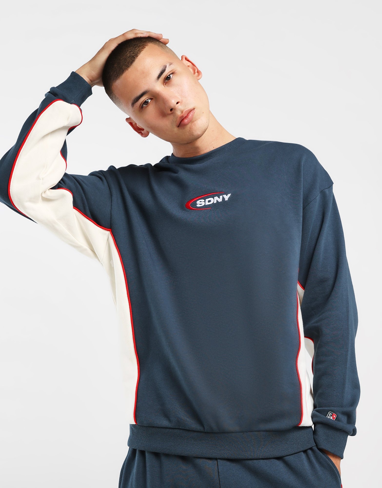 Blue Supply & Demand Striker Sweatshirt JD Sports Singapore