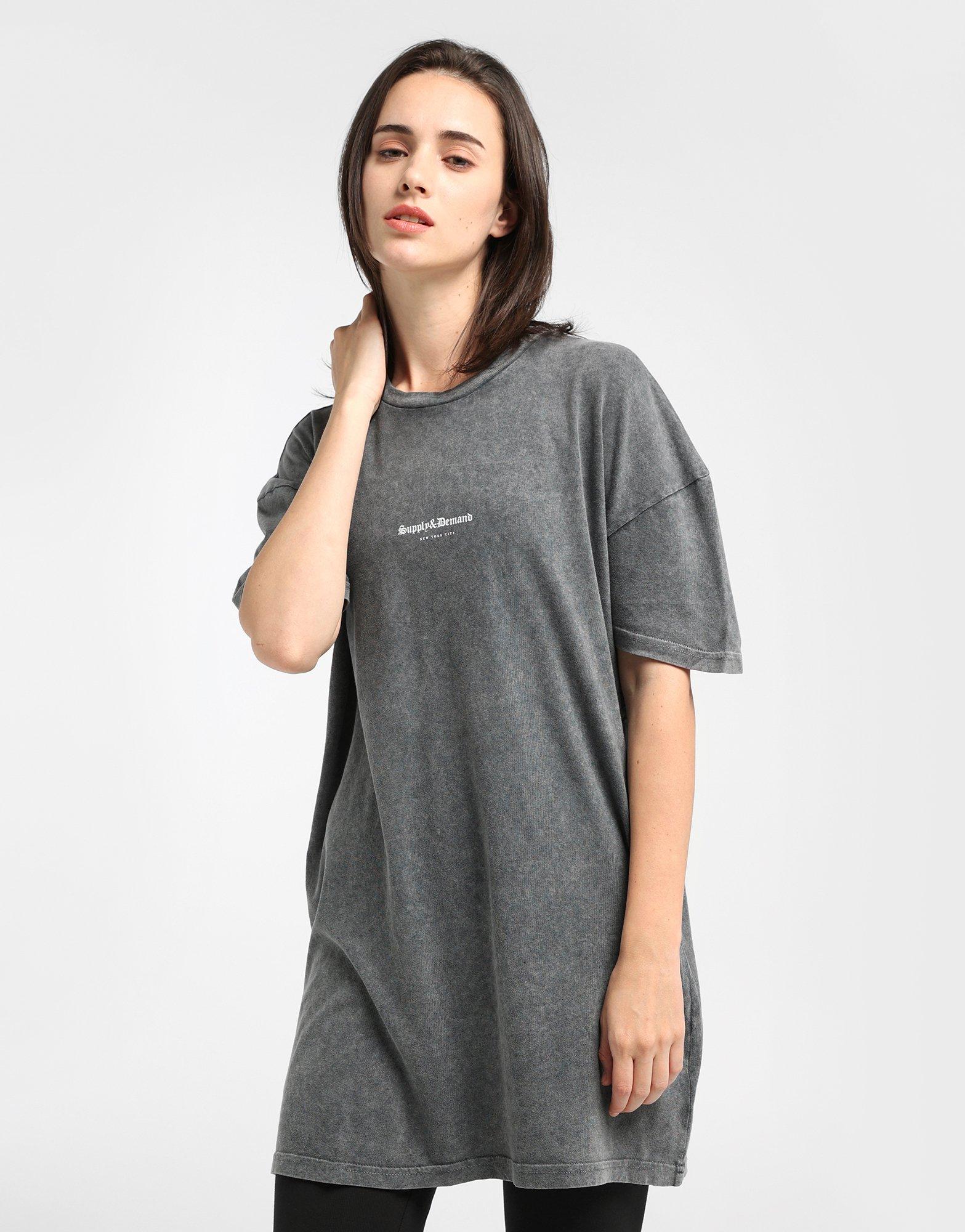 supply and demand t shirt dress