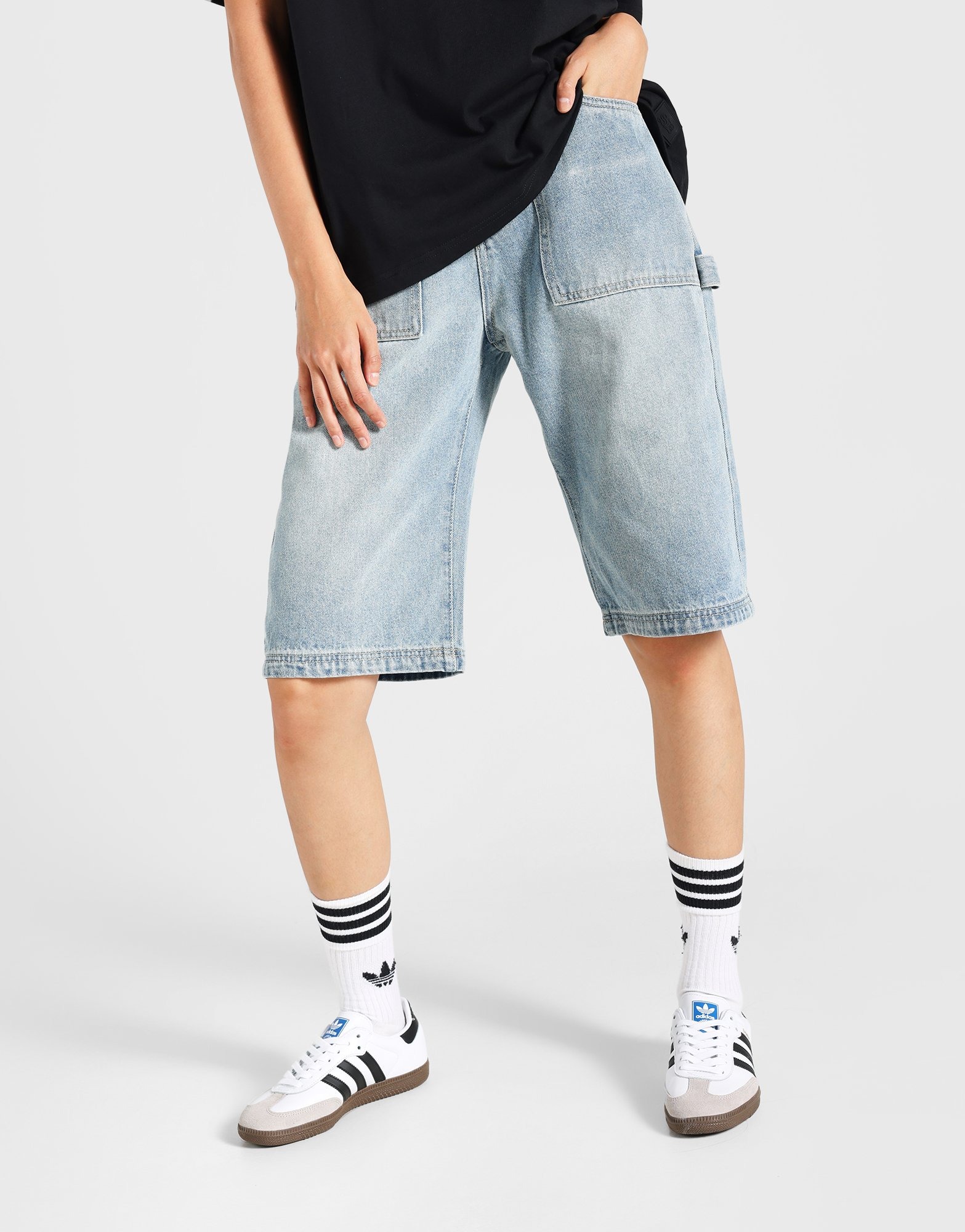 Blue Supply & Demand Division Jean Shorts Women's JD Sports Malaysia