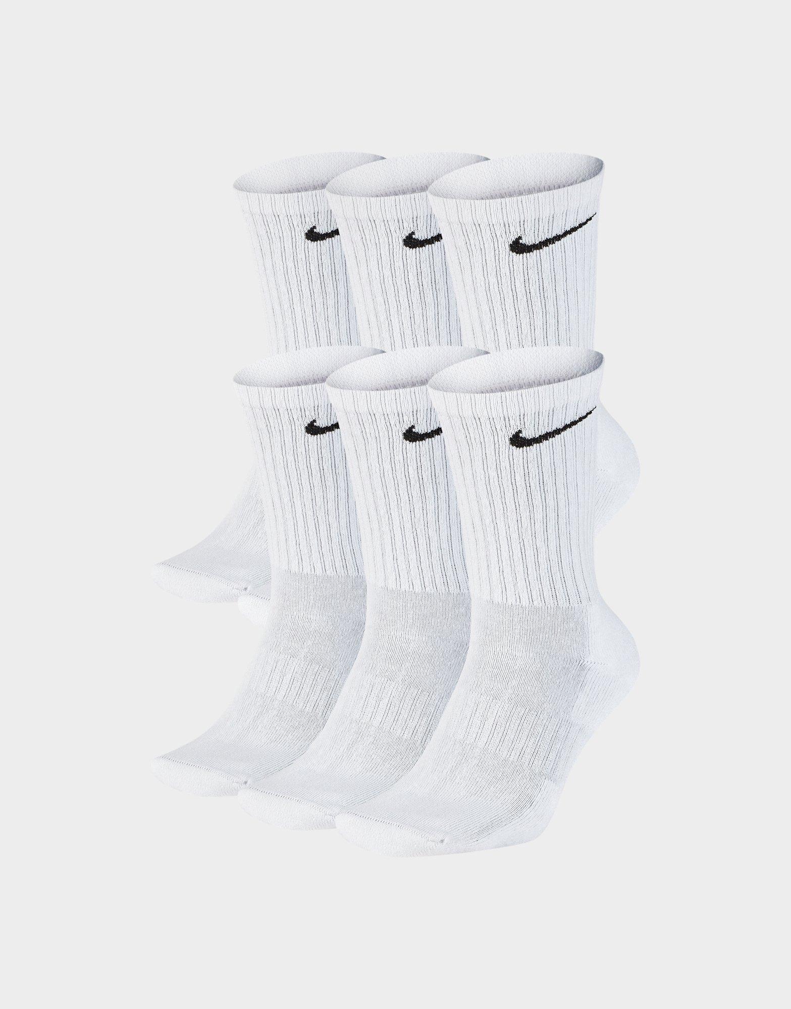 nike 3 pack cushioned crew socks