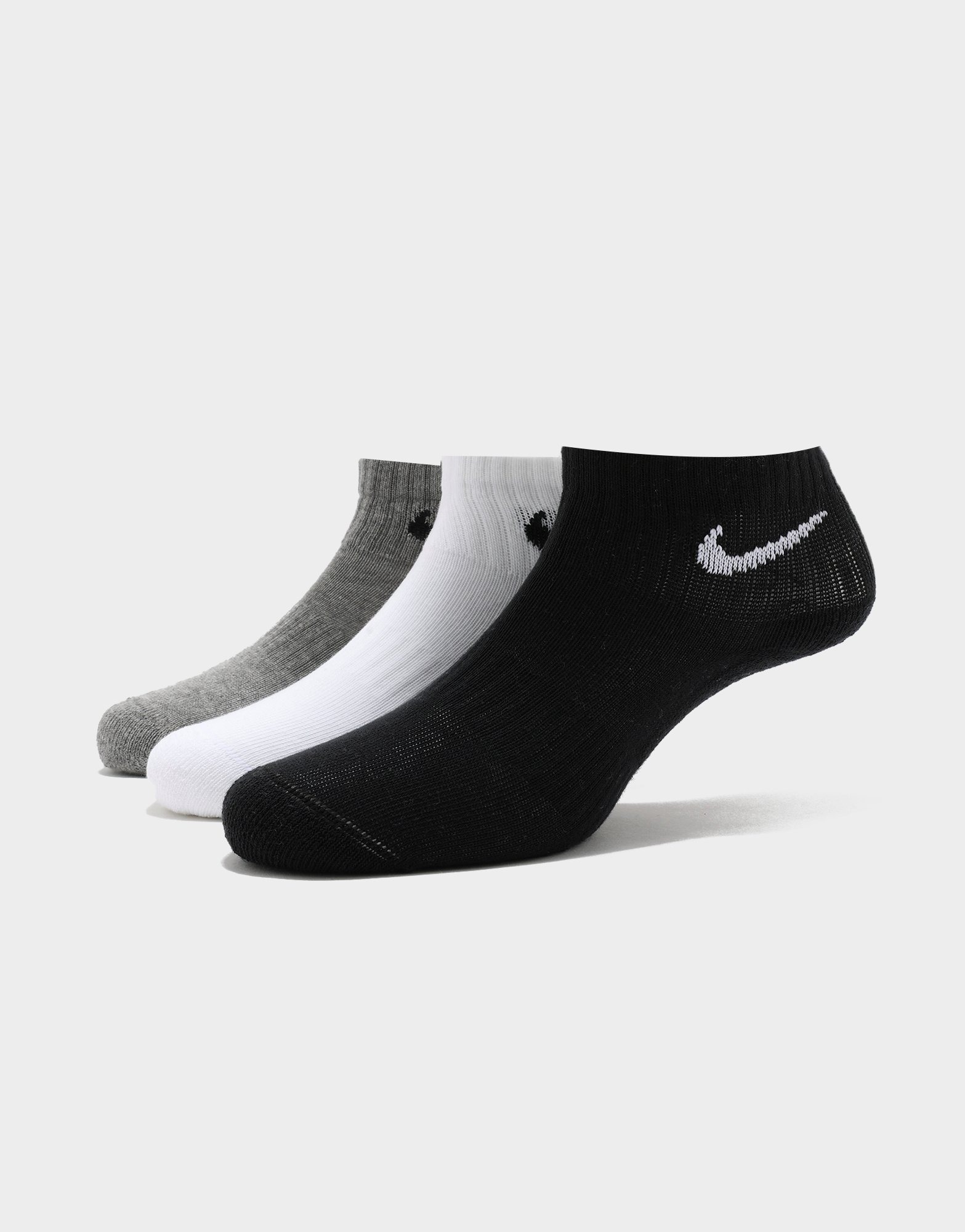 Multi Nike Everyday Cushioned Training Ankle Socks (3 Pairs) - JD ...