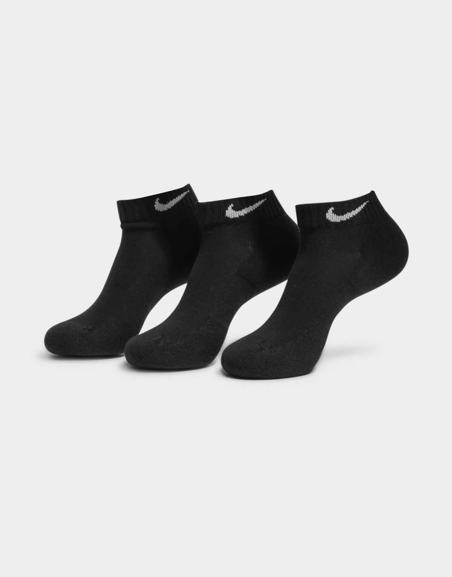 Black Nike Low Training Socks 3 Pack - JD Sports