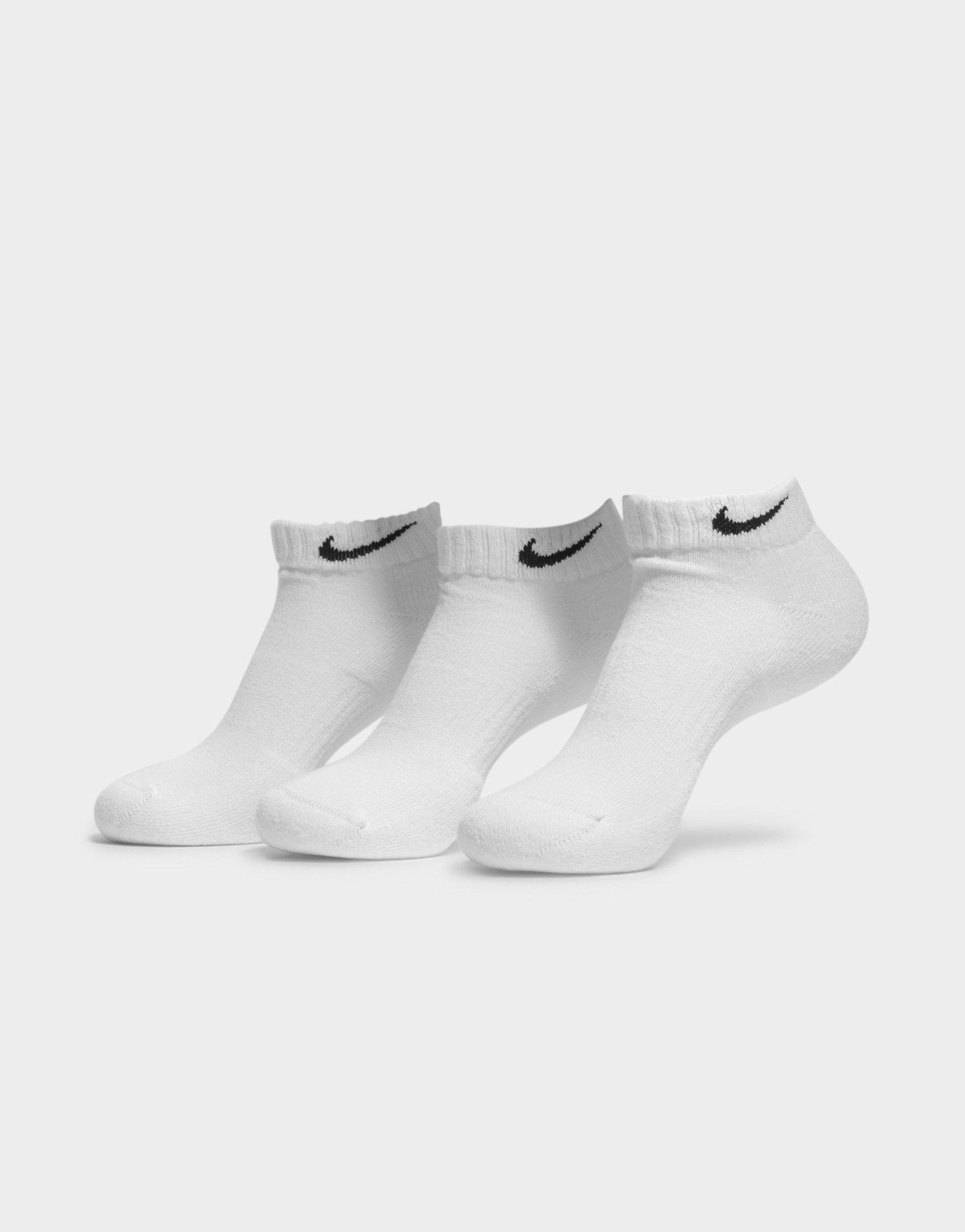 mens nike trainer socks white