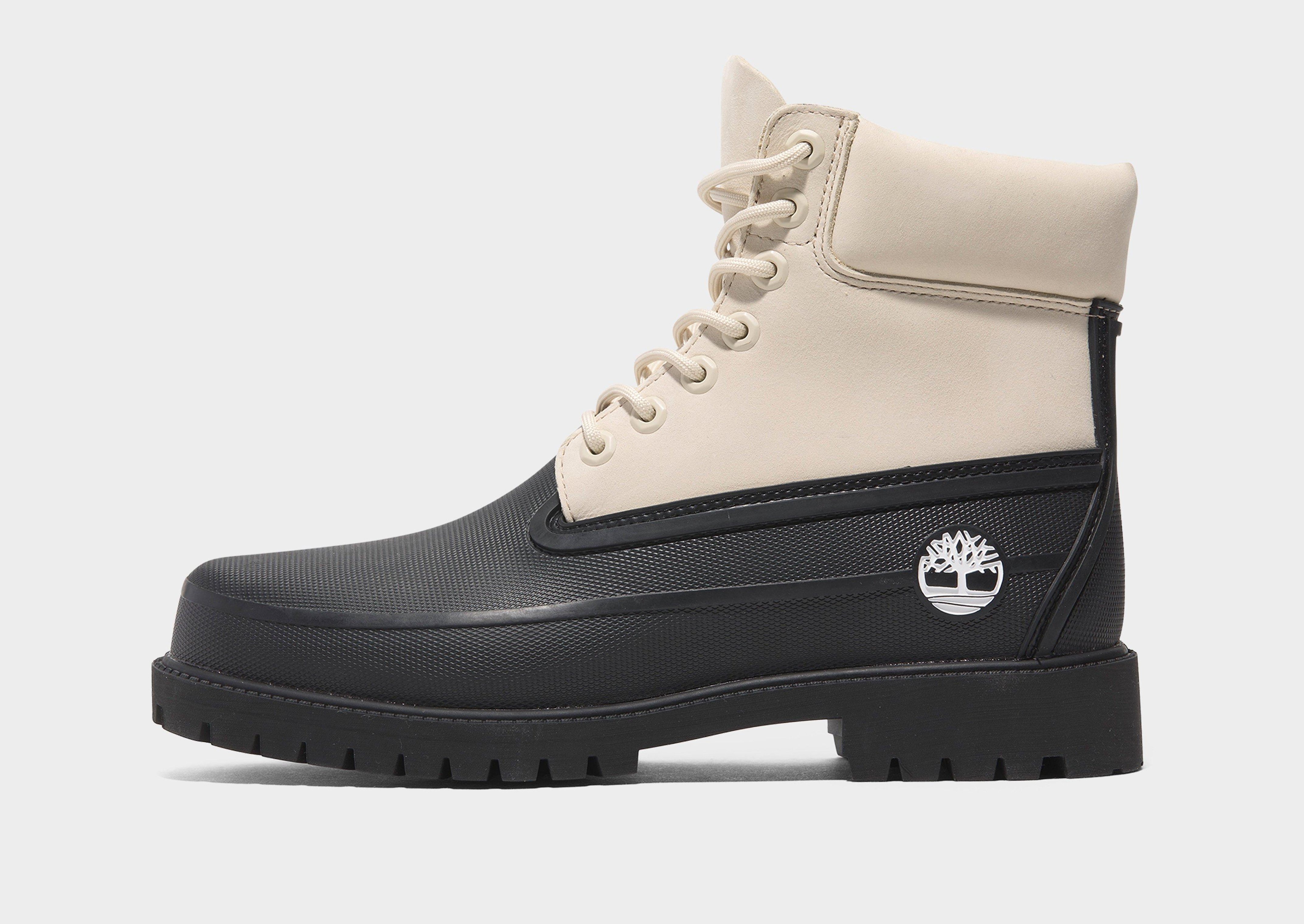 Black white timberlands best sale