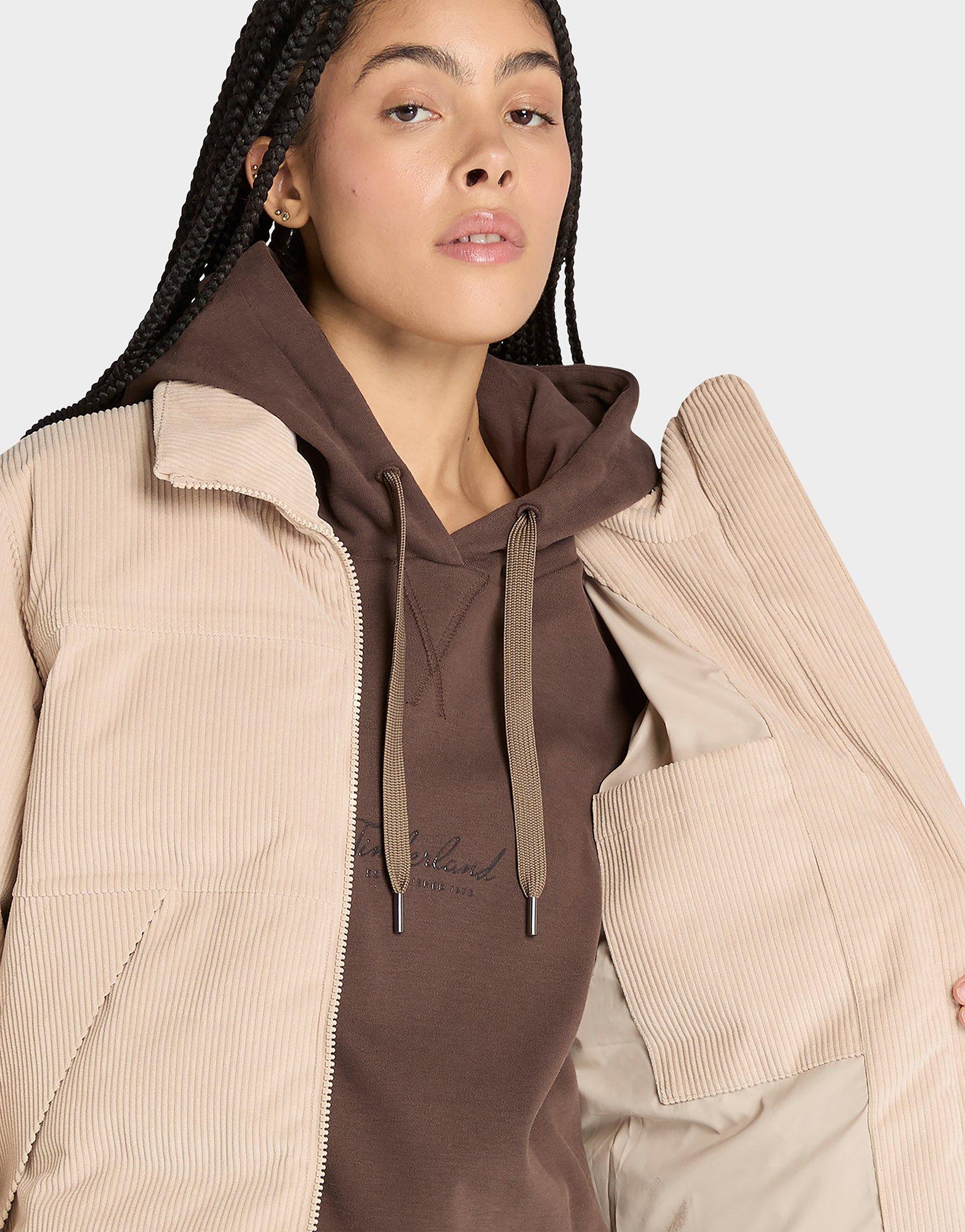 Timberland Synthetic Insulated Corduroy Puffer Jacket