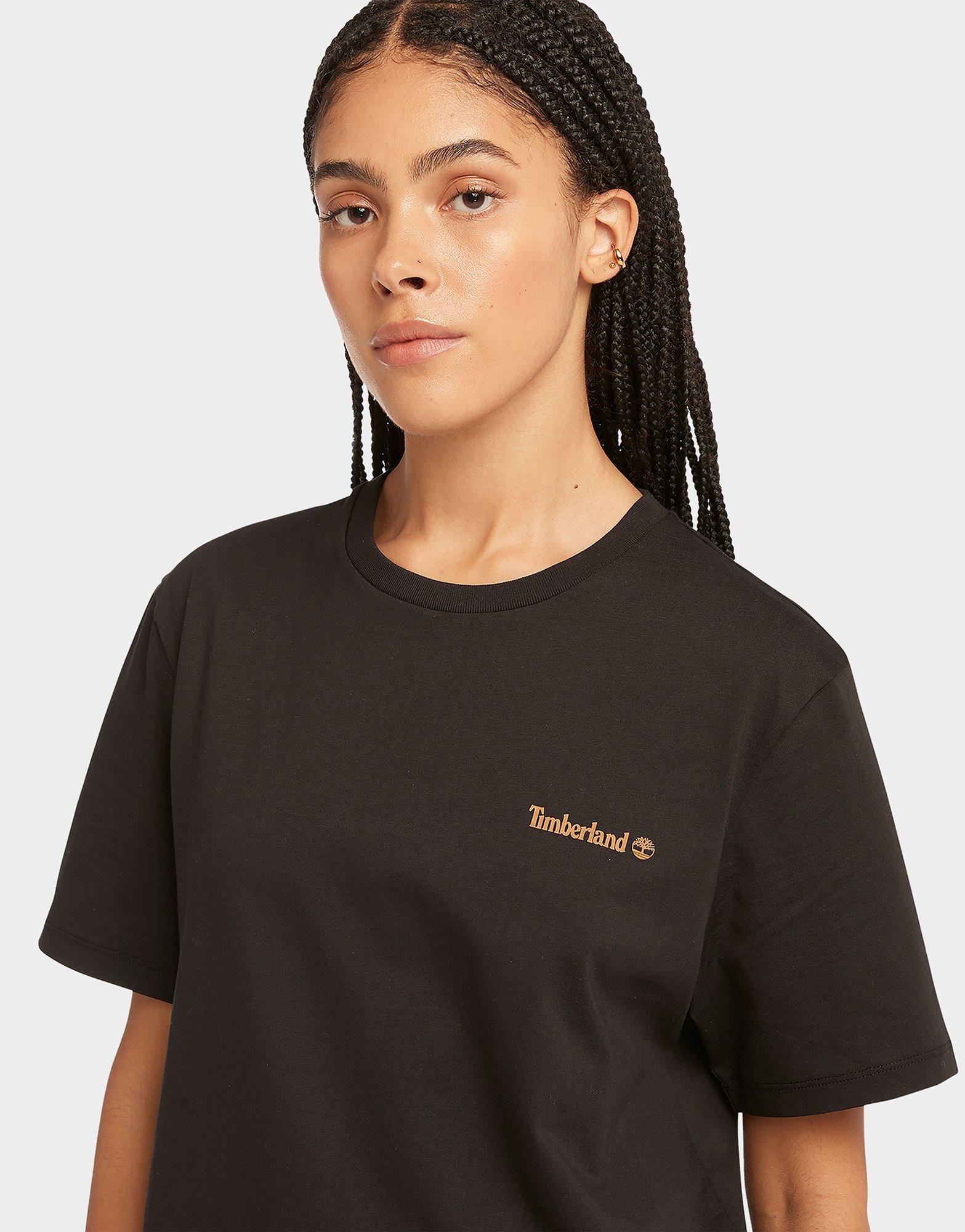 Timberland Small Linear Logo Print Tee