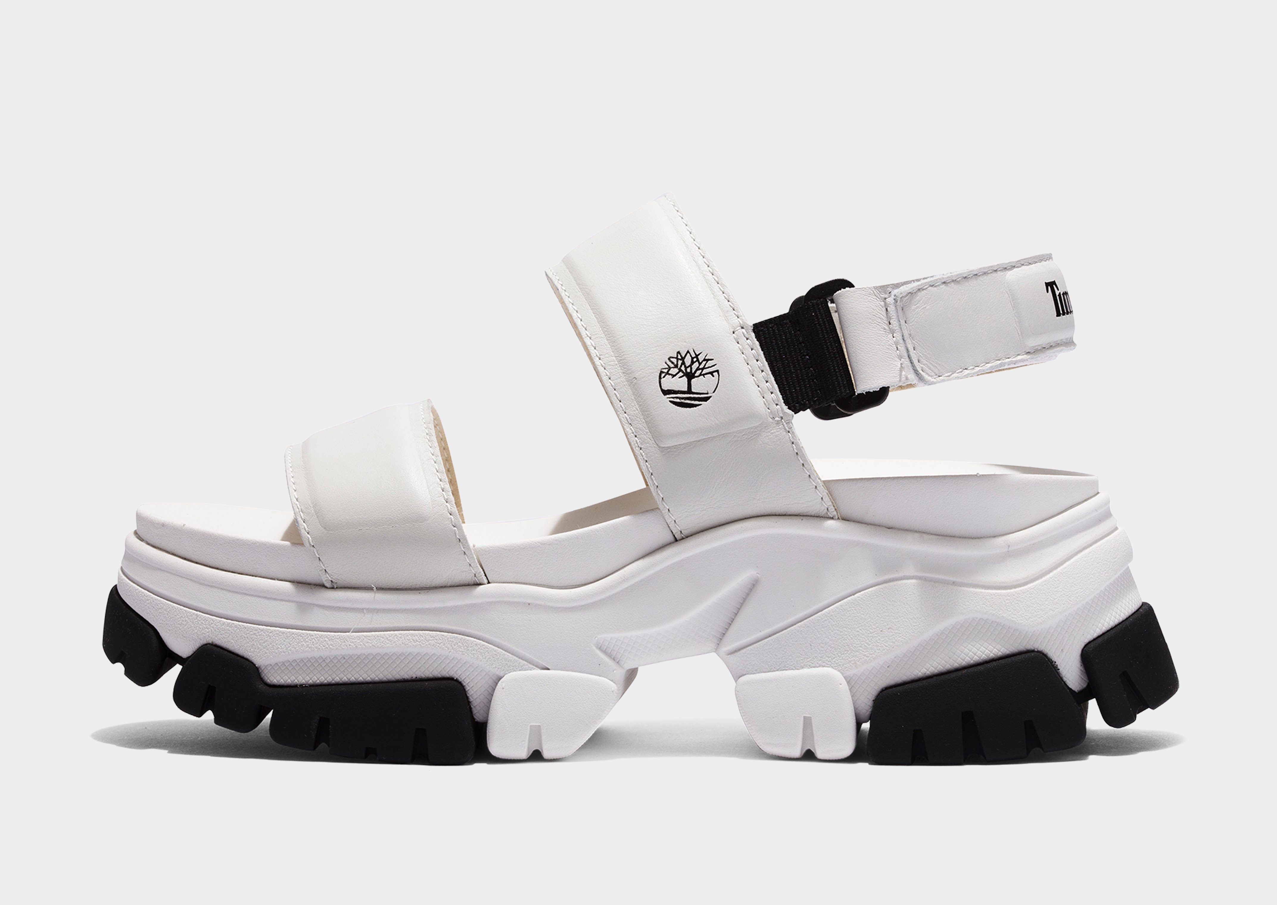 timberland sandals white
