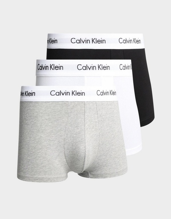 Multi Calvin Klein Cotton Stretch 3 Pack Low Rise Trunk - JD