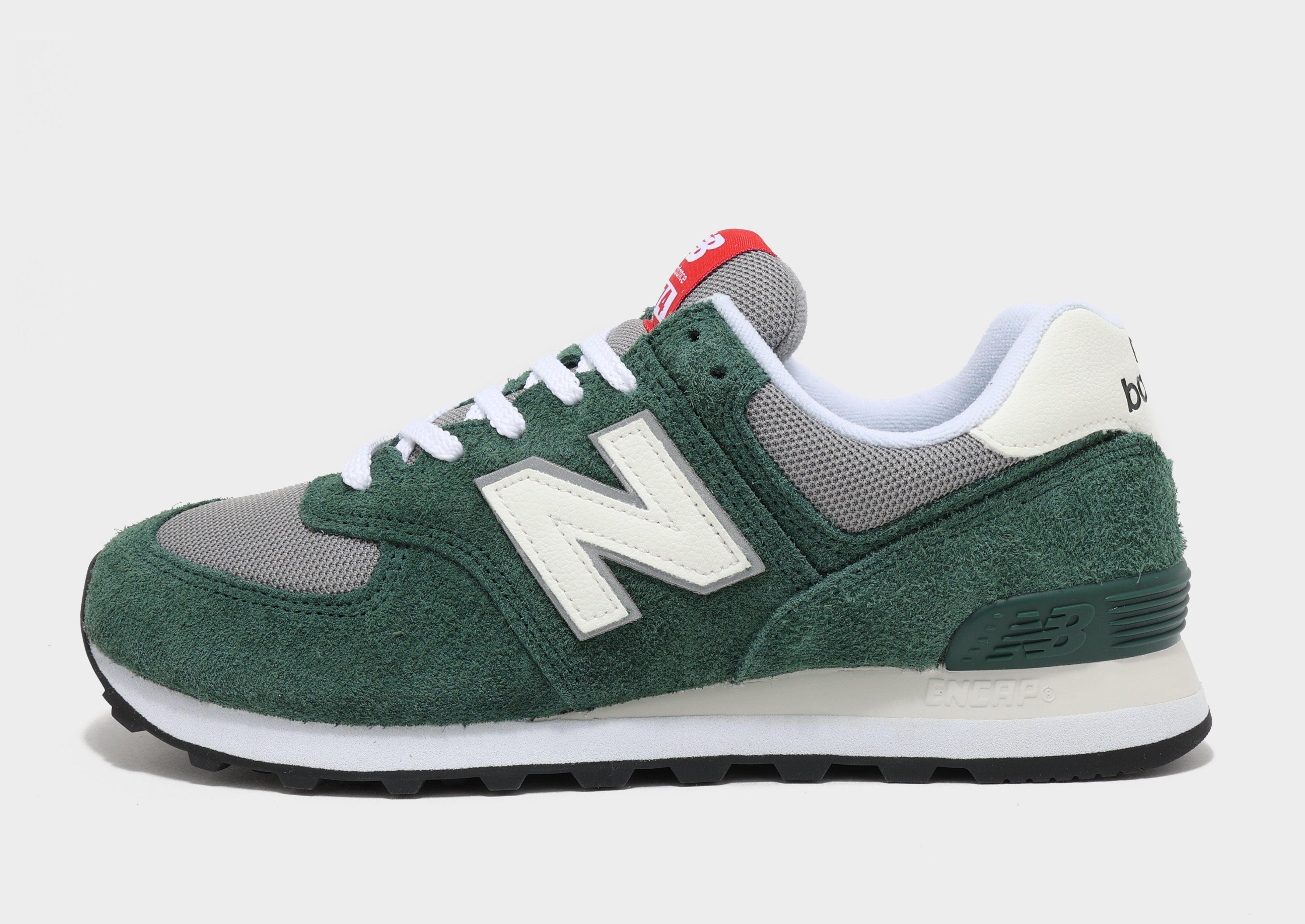 Green New Balance 574 Women's