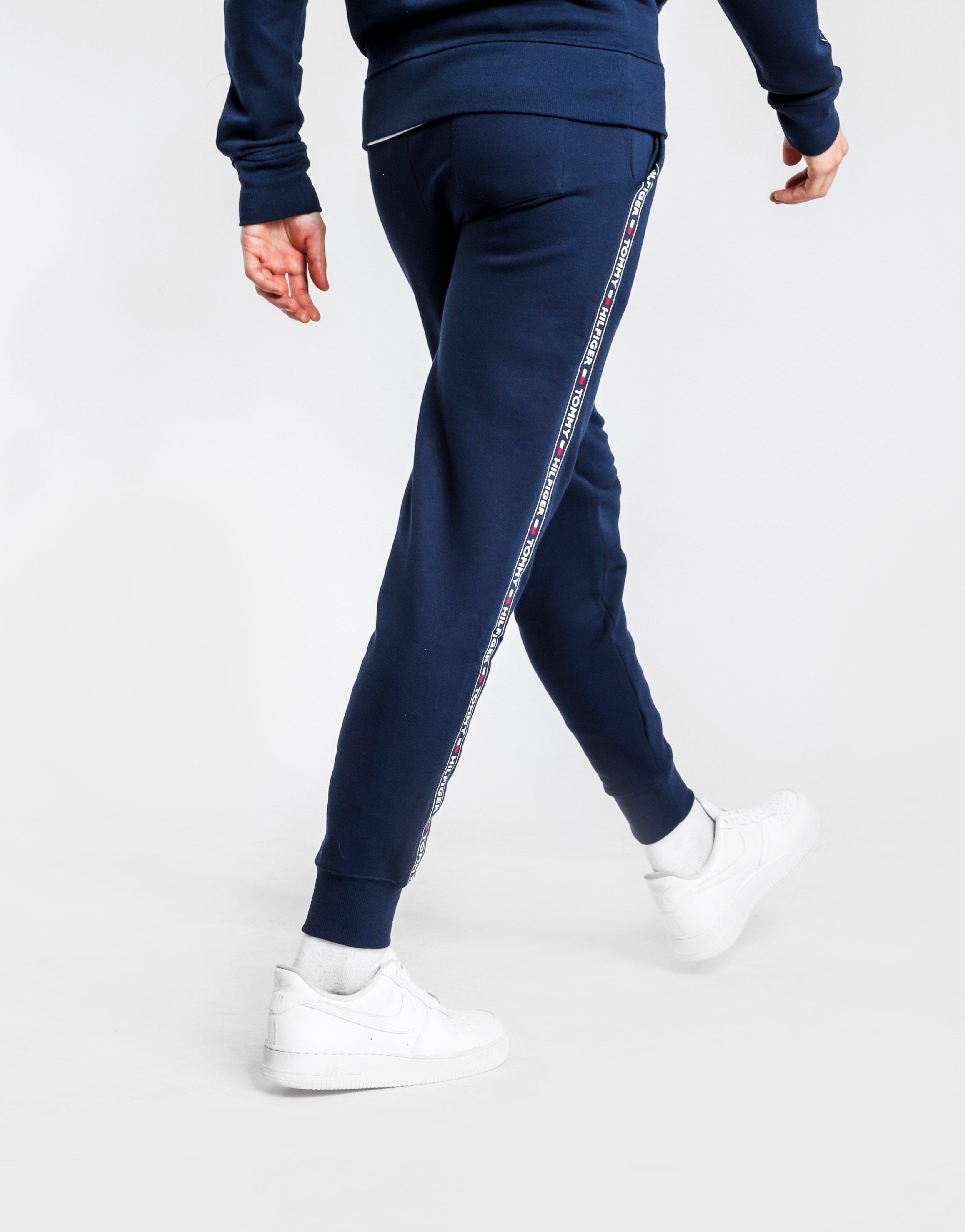 tommy hilfiger side tape track pants