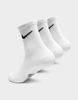 Nike Swoosh Crew Socks Youth 3 Pack - JD Sports