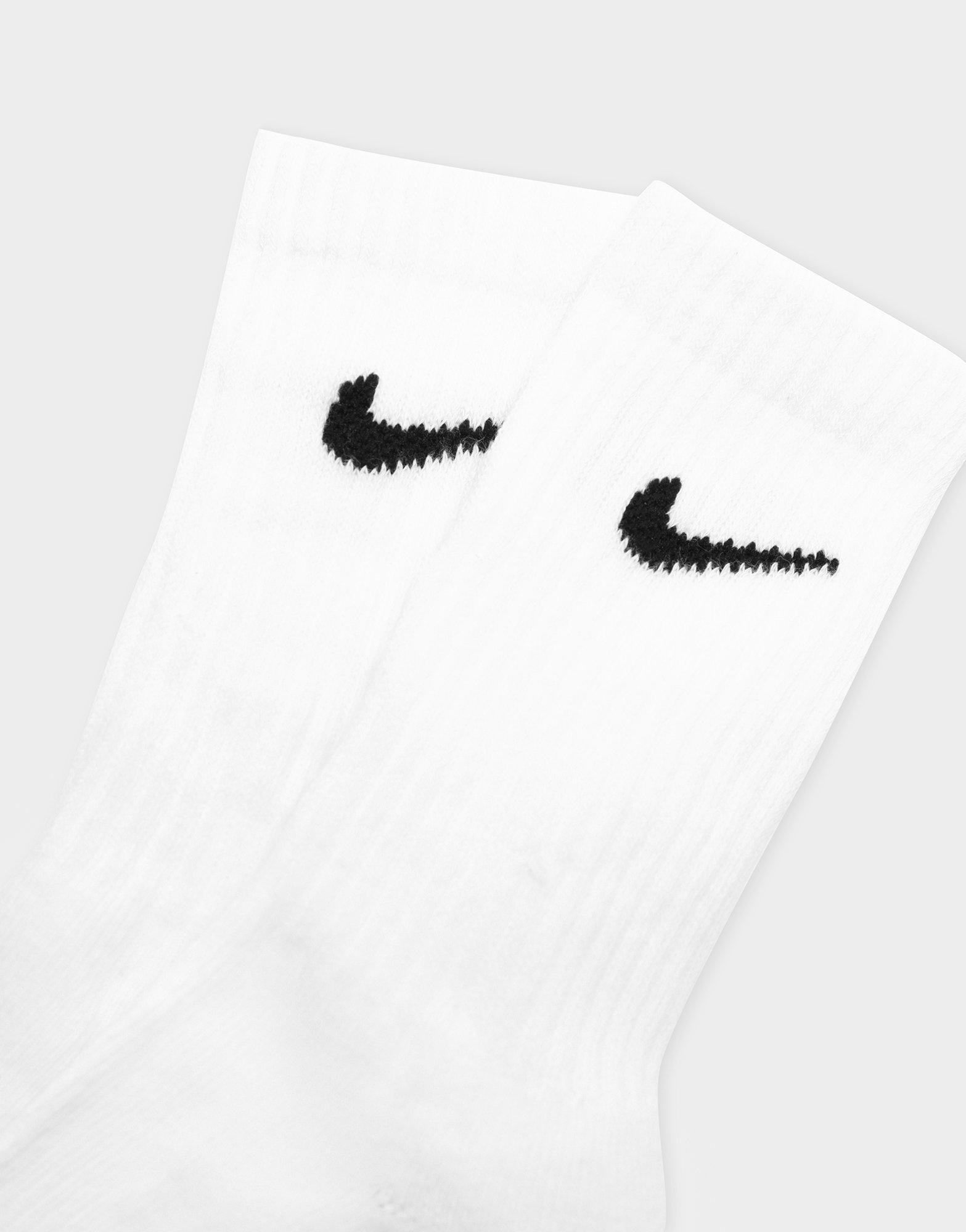 Nike Swoosh Crew 3 Pack Socks Size 5-7
