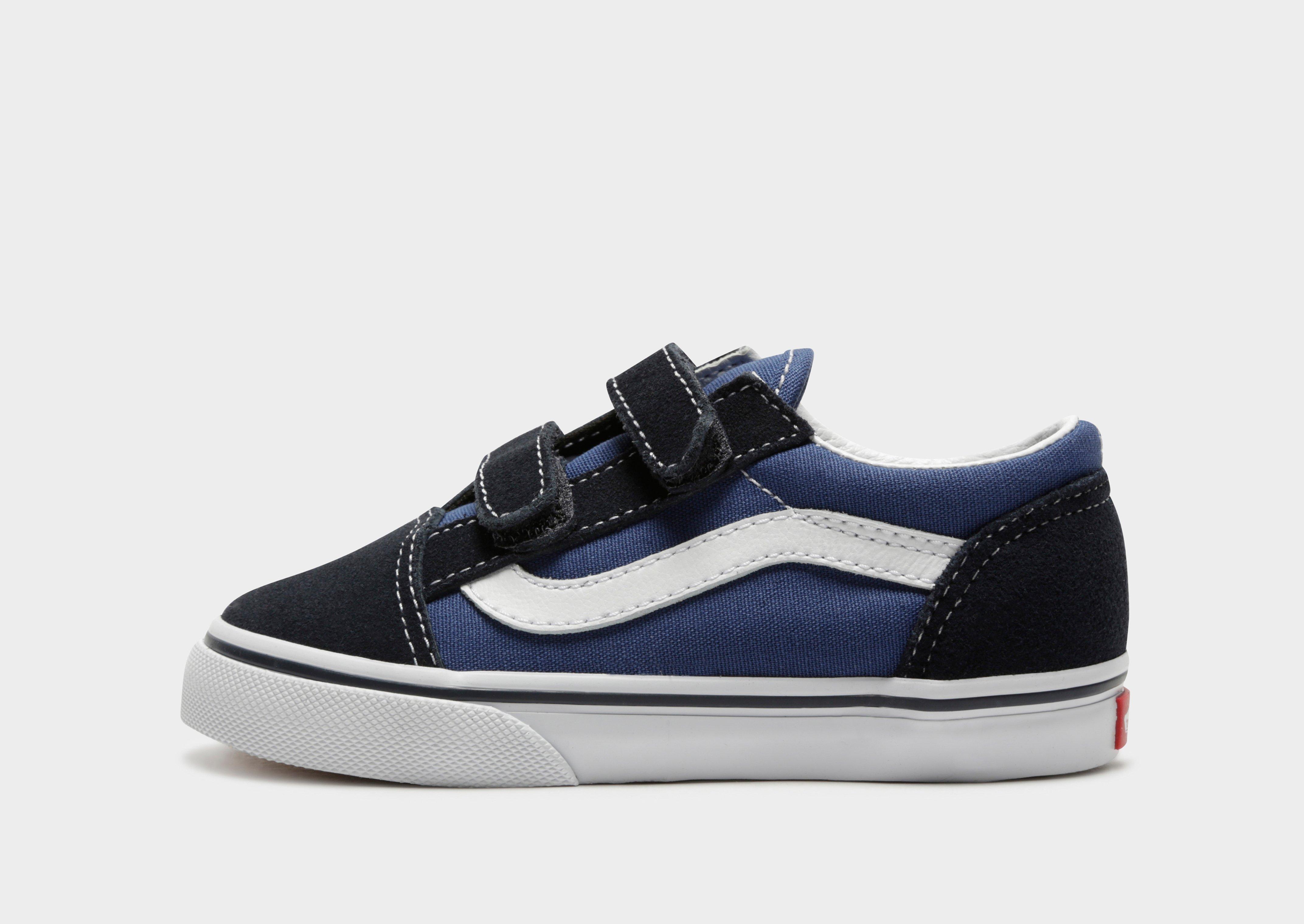 blue velcro vans