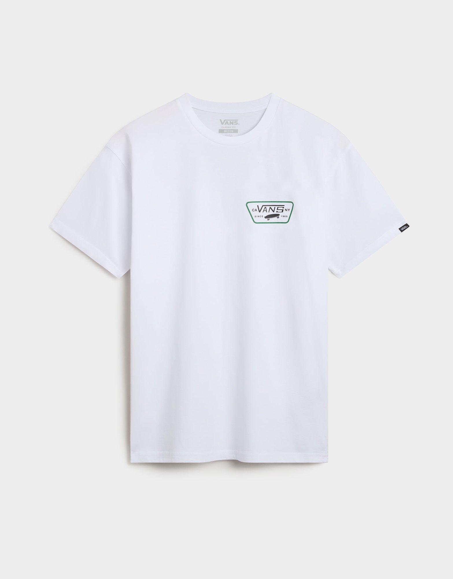 White Vans Full Patch T-Shirt | JD Sports UK