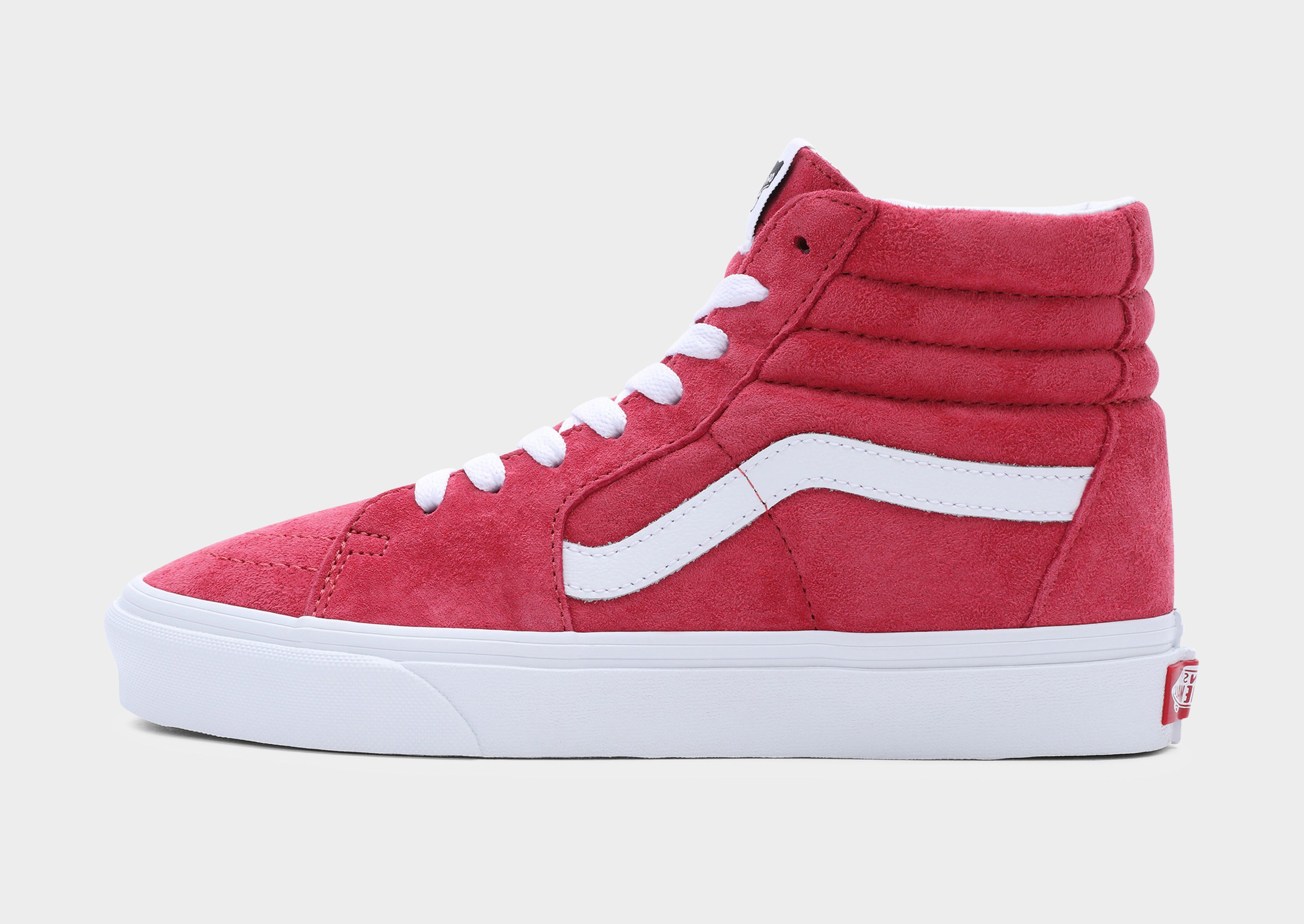 Vans sk8 hi hot sale mono red