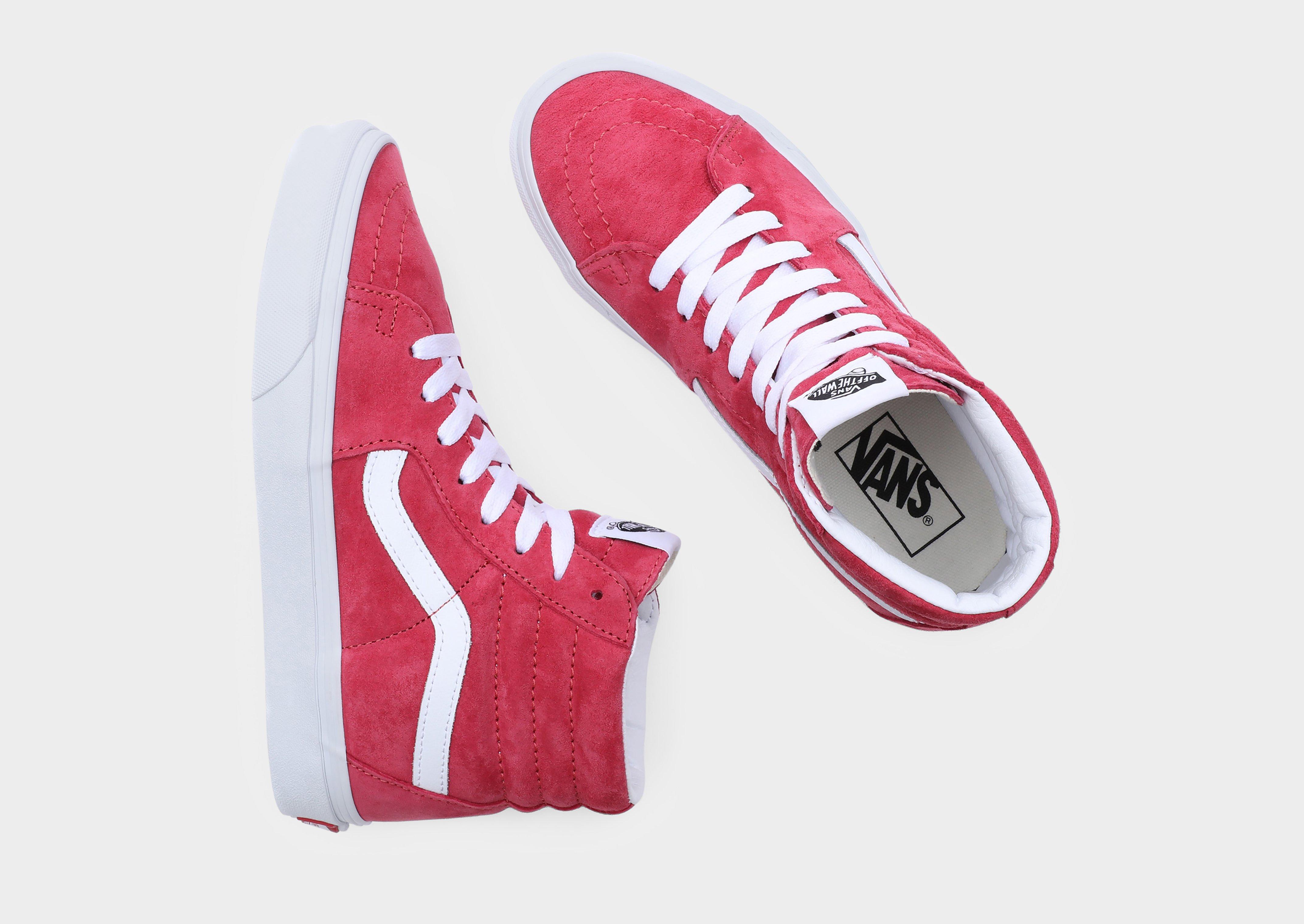 Vans red shoes for on sale men