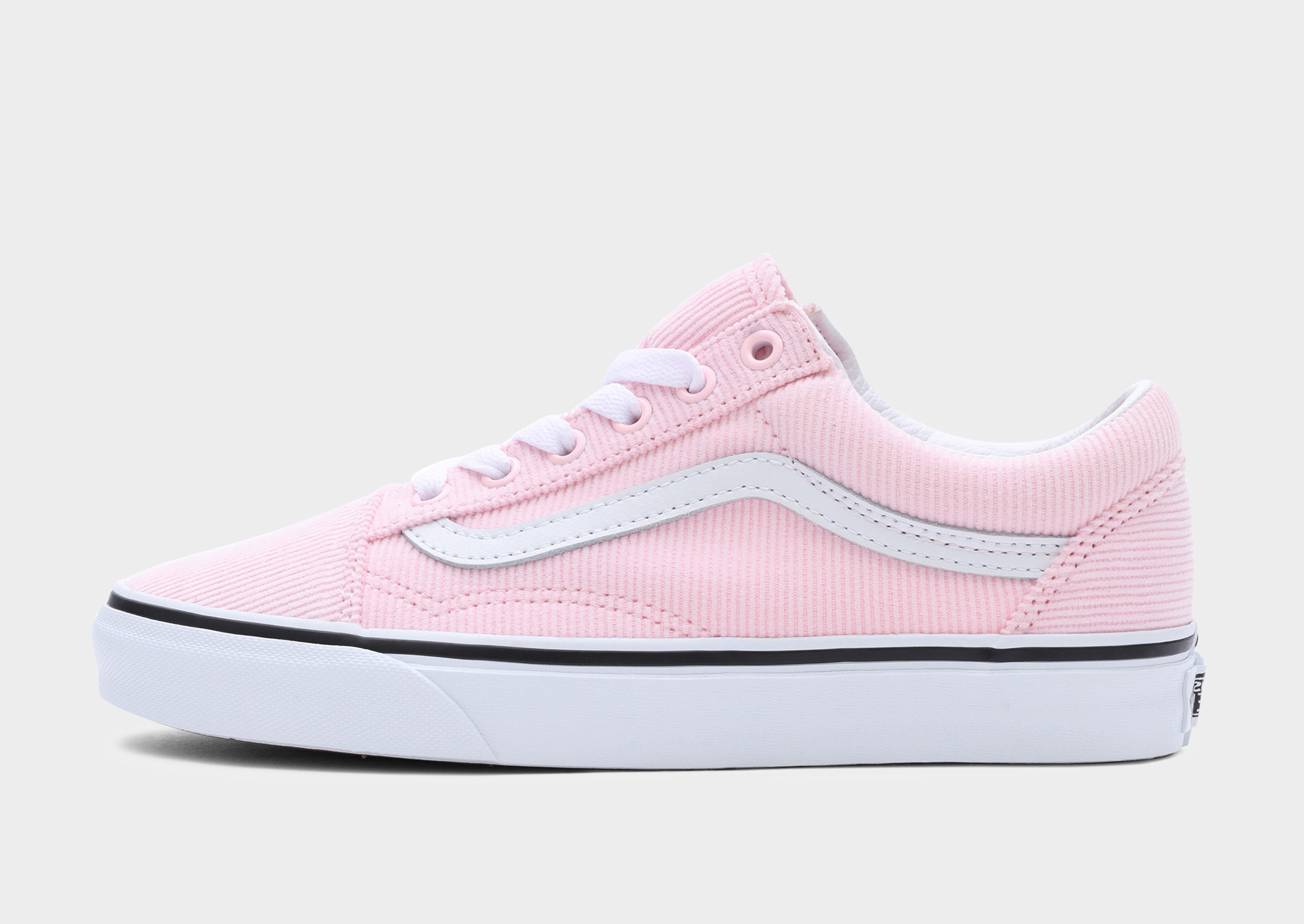 Pale pink store vans old skool