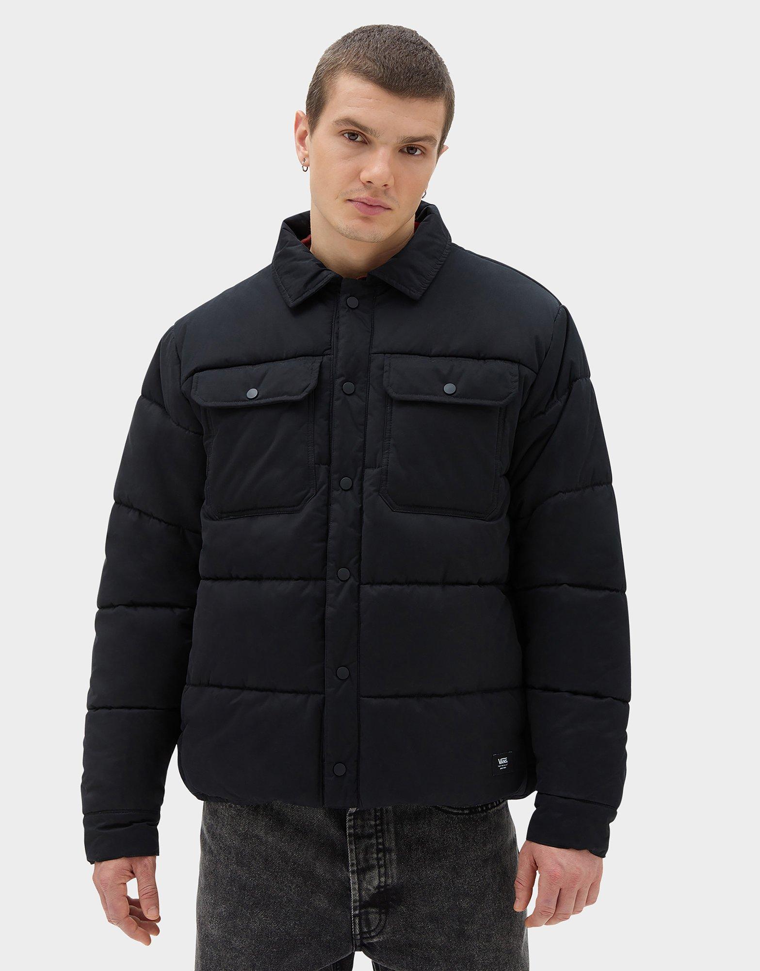 Vans black best sale padded coat