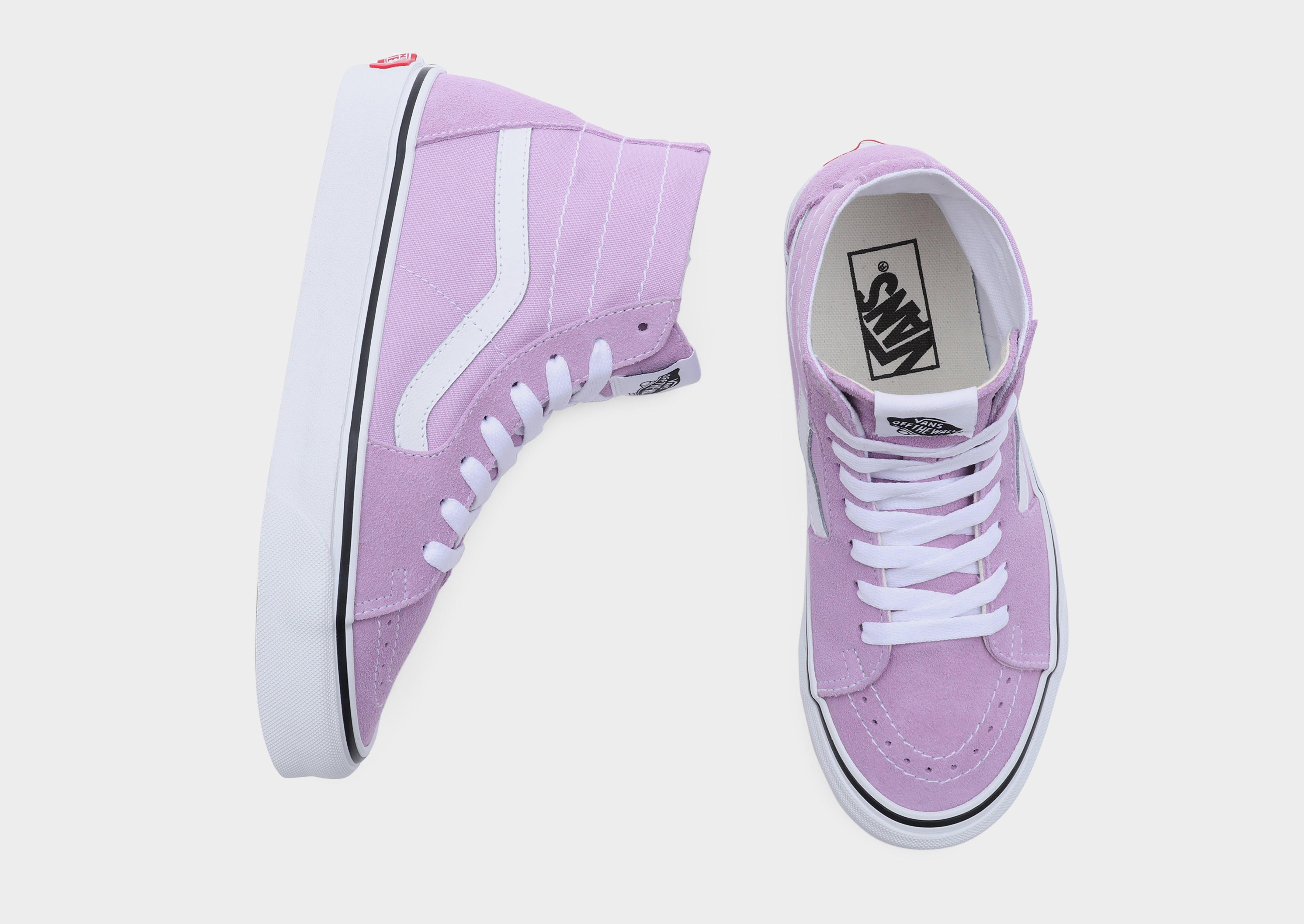 Light purple clearance vans high tops