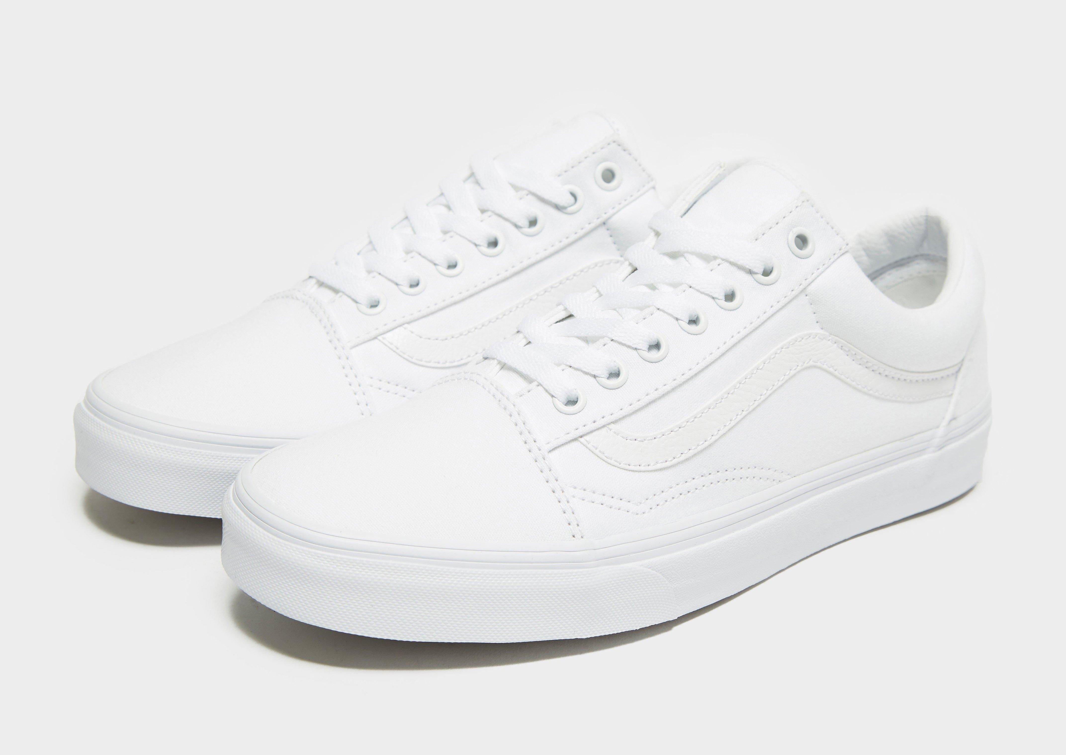 All white vans on sale sneakers