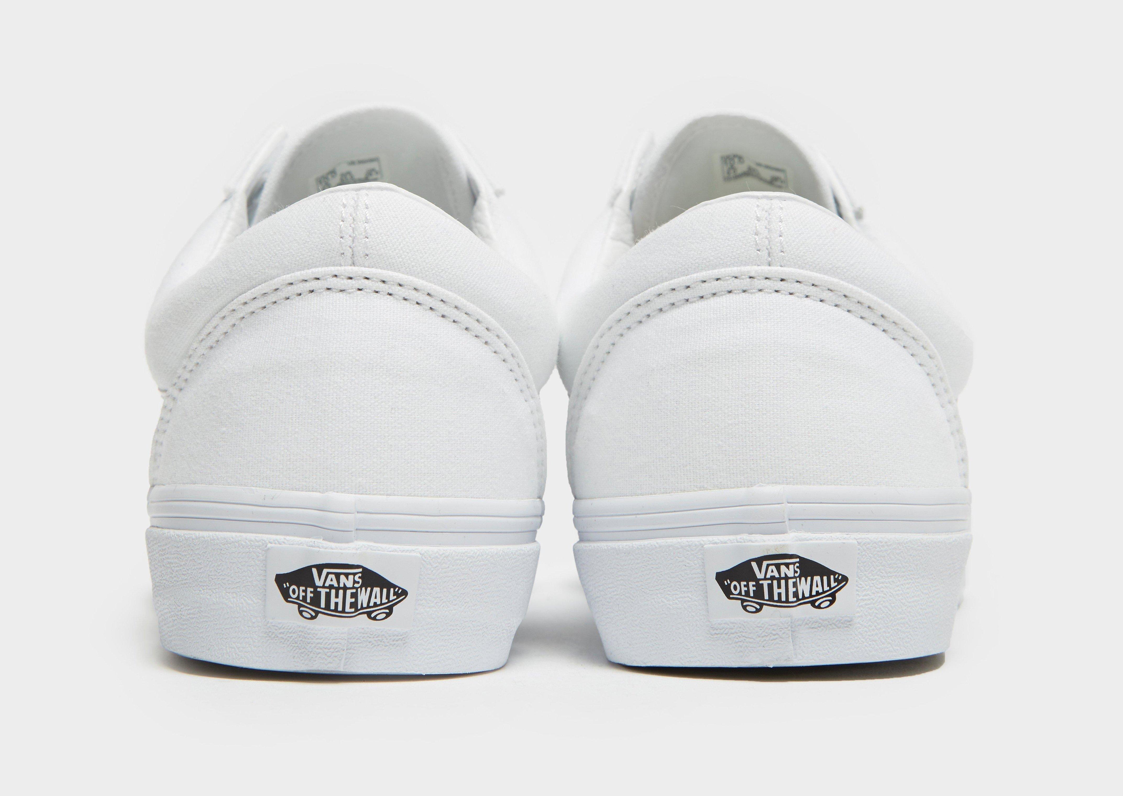 White vans with on sale black