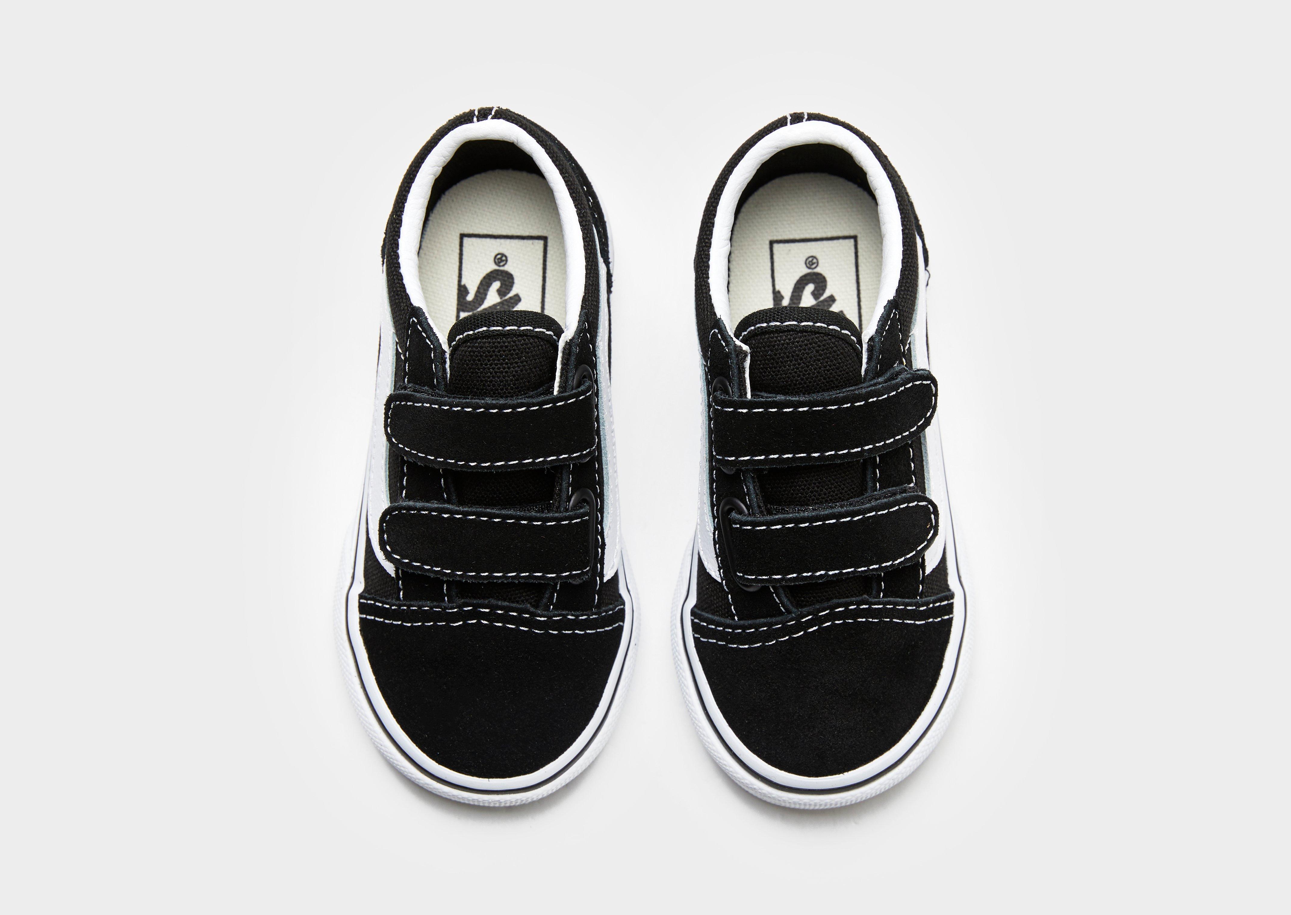Black Vans Old Skool Velcro Infant | JD 