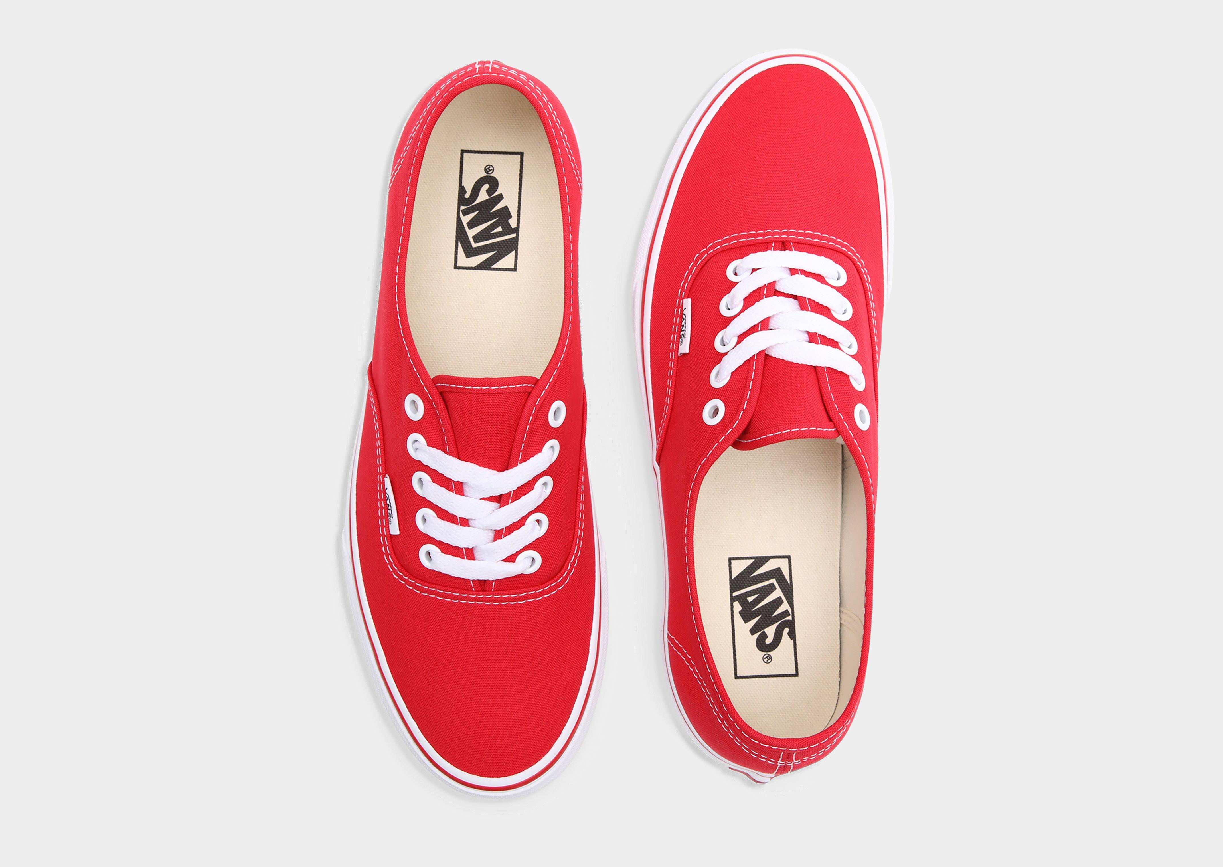 Vans authentic sale red price