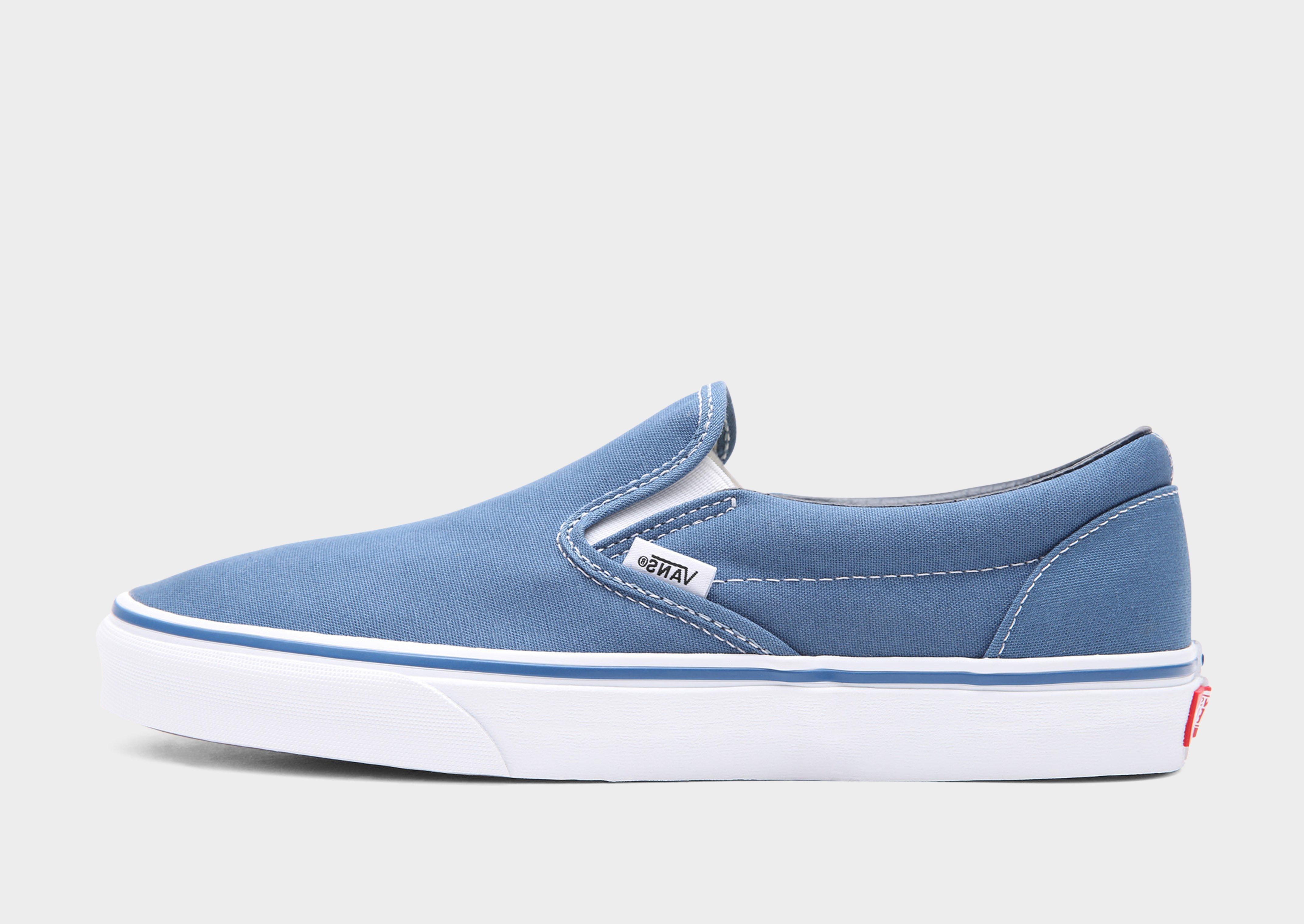 Vans classic slip deals on blue