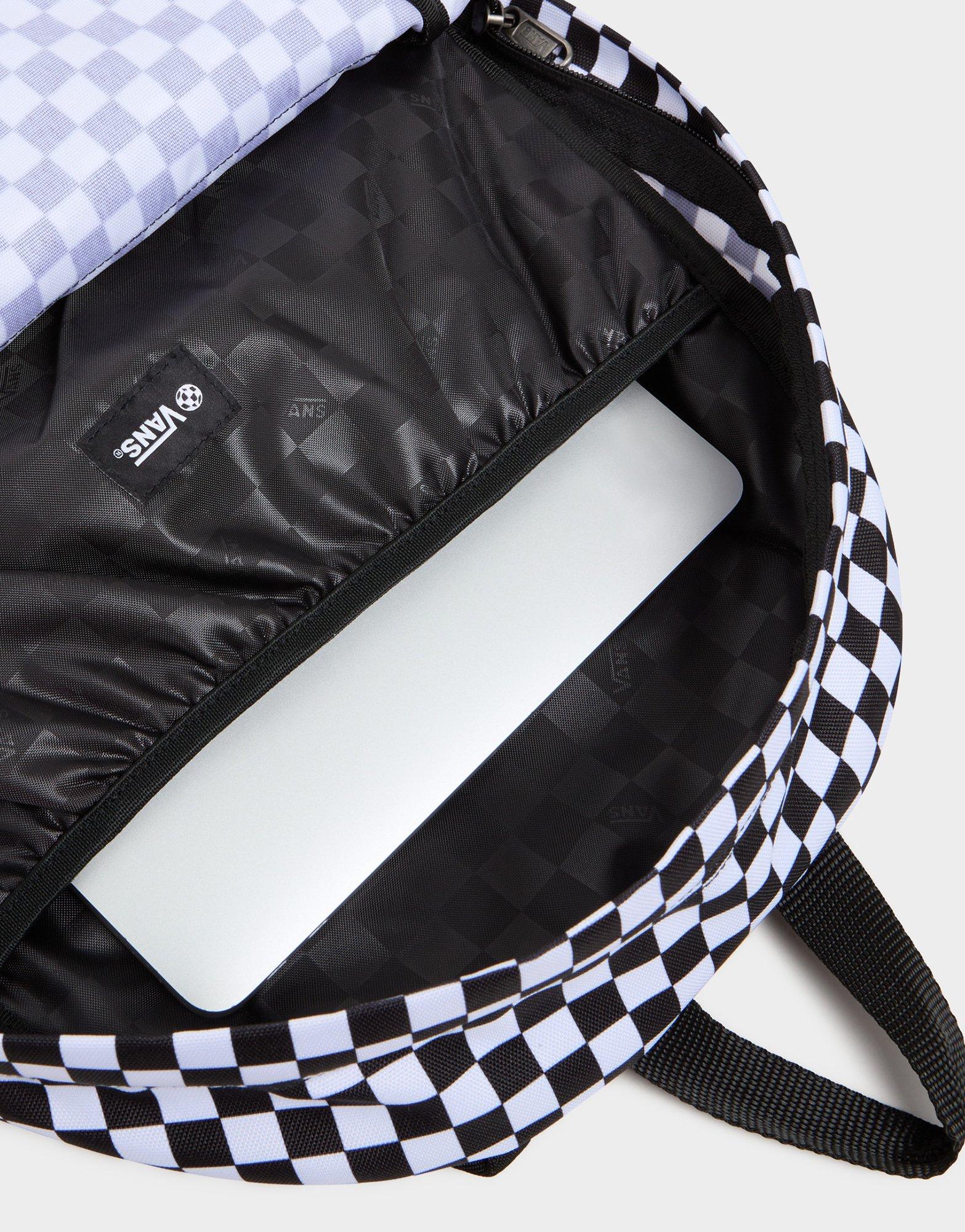 Old skool checkerboard backpack online