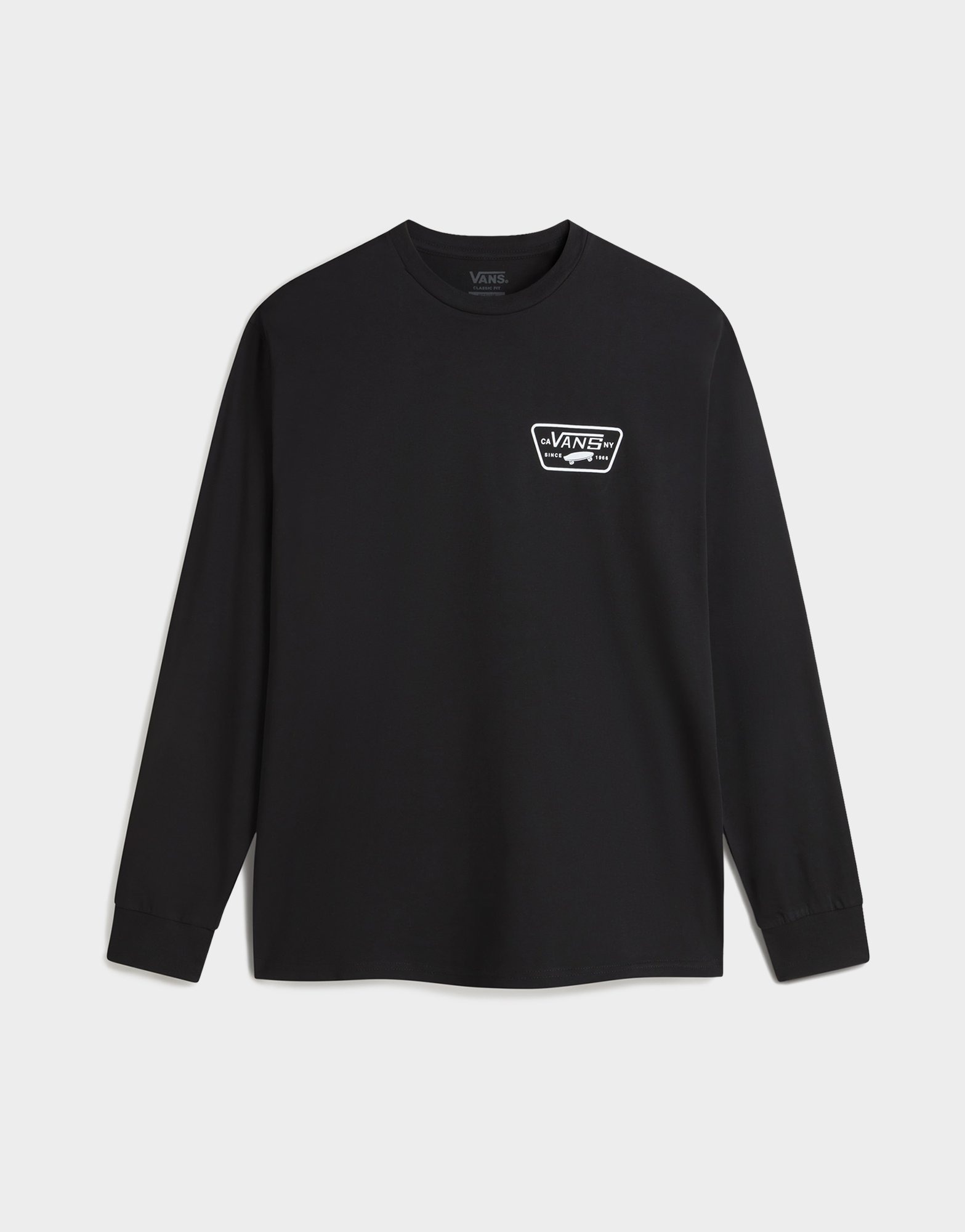 Black Vans Full Patch Back Long Sleeve T-Shirt | JD Sports UK