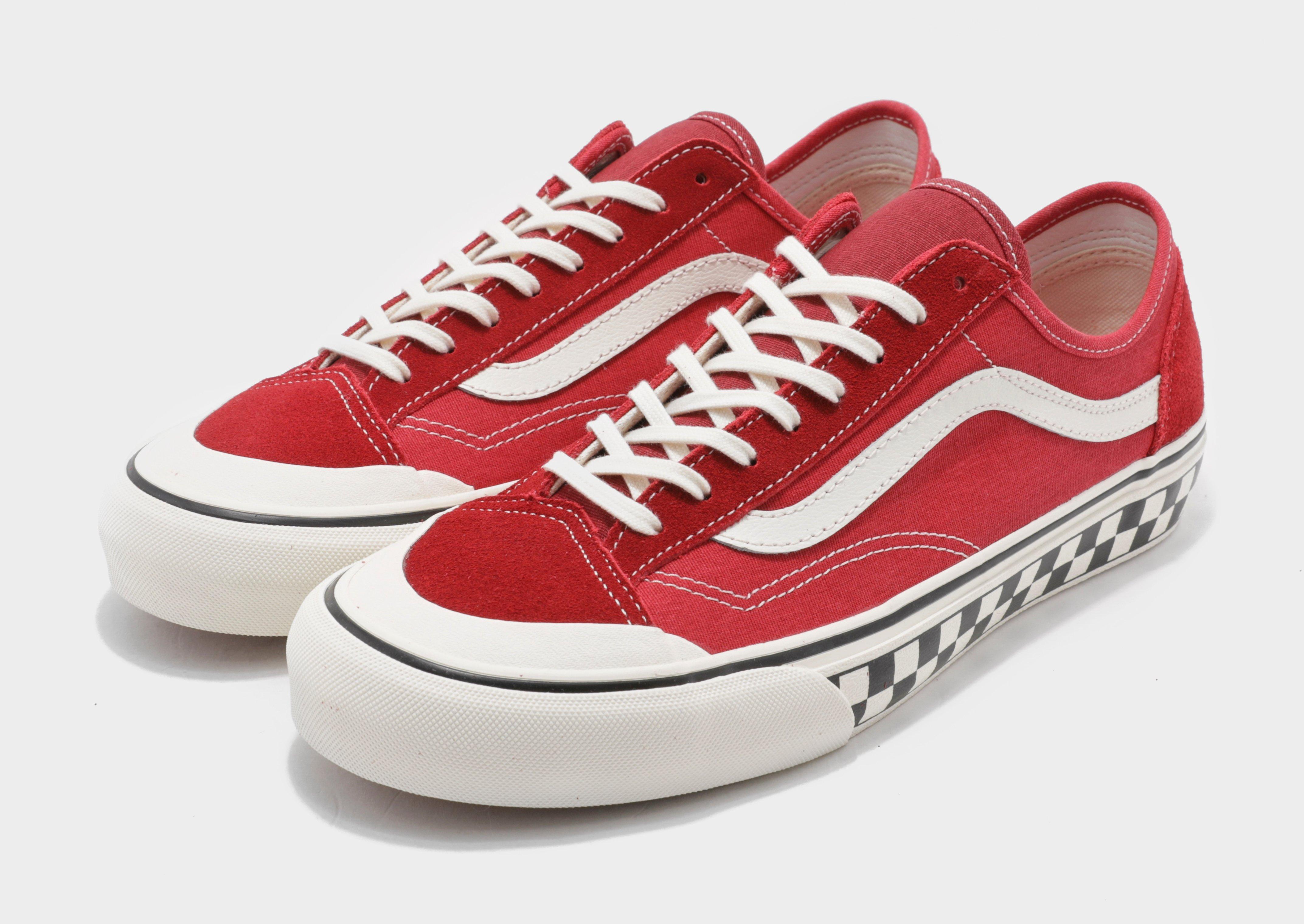vans style 36 decon sf red