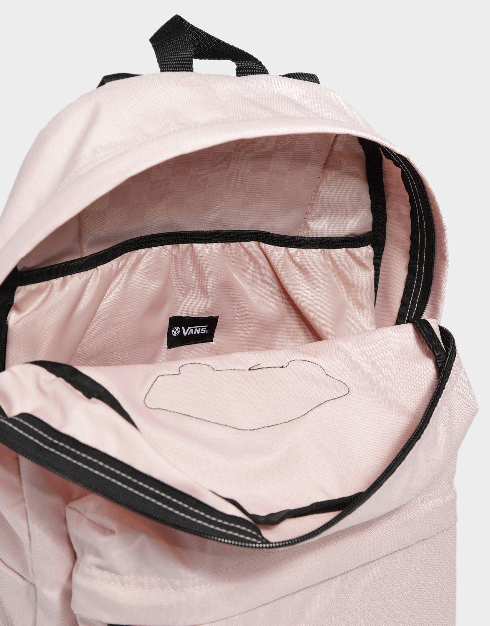 Baby pink vans shop backpack