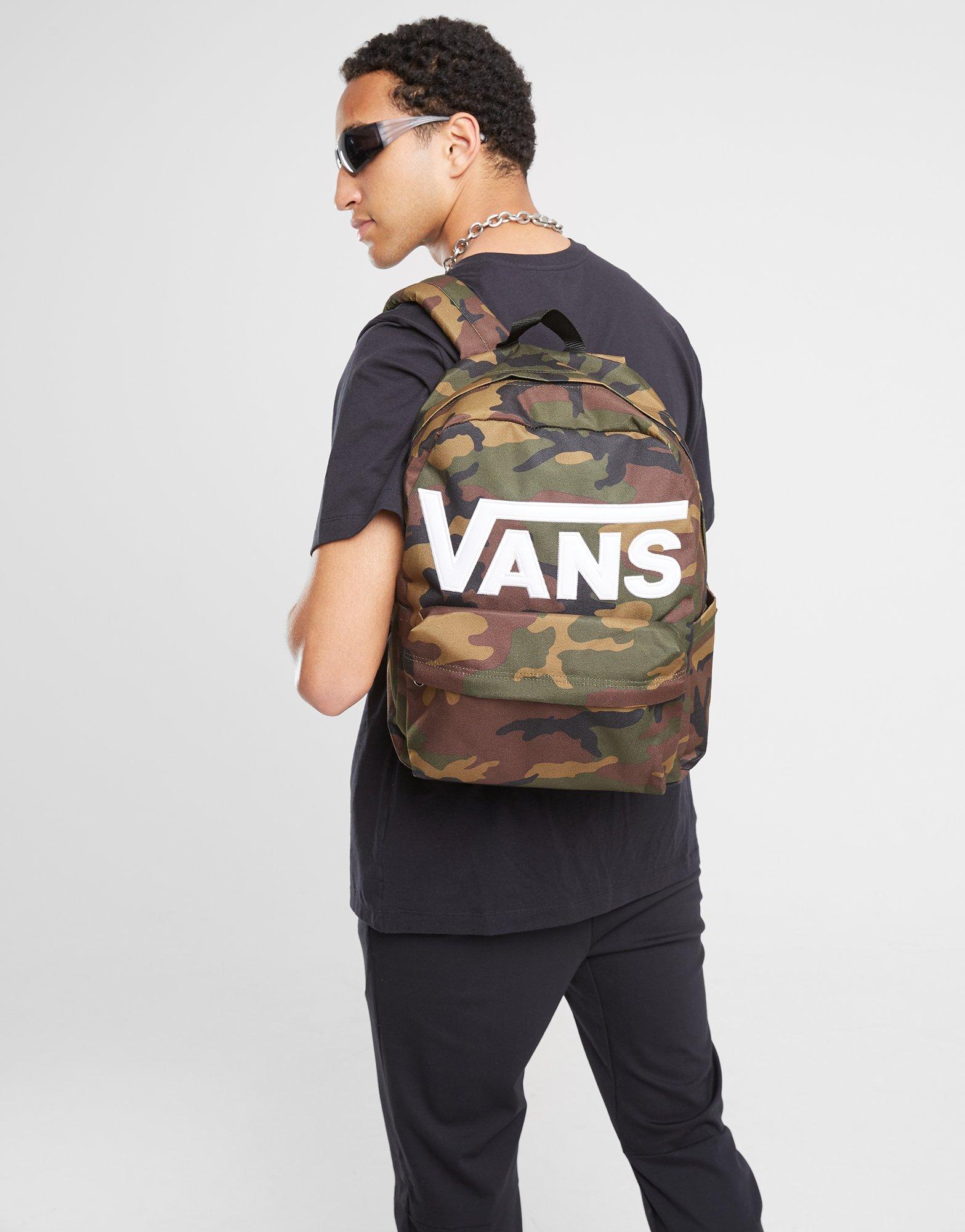 Vans store camouflage backpack